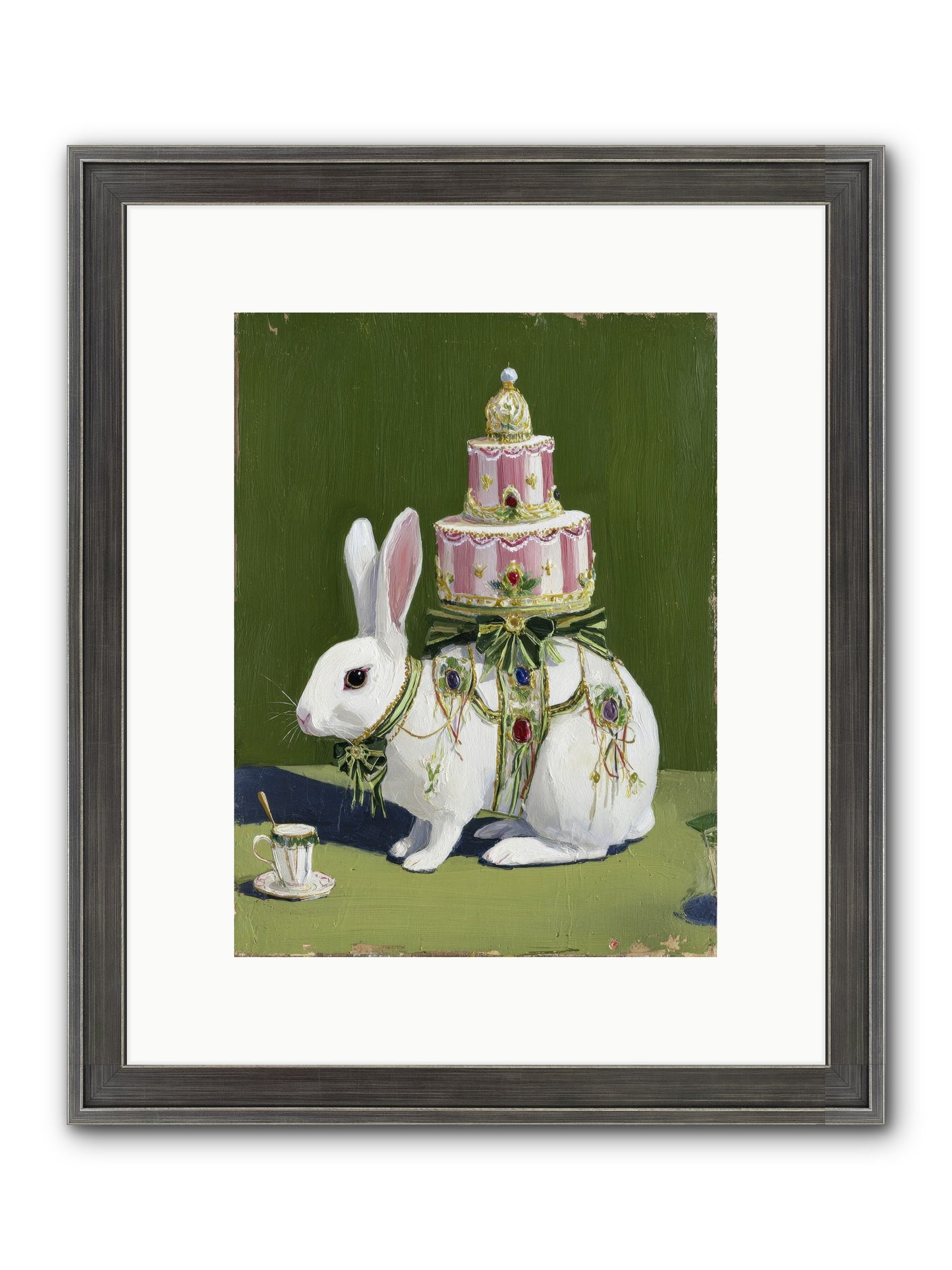 The Cherished Vision Framed Print - Slimwoods Black/Silver 9x12