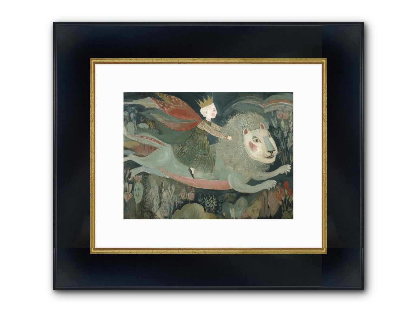 The Circle of Grace Framed Print - Wide Black w/Gold 12x9
