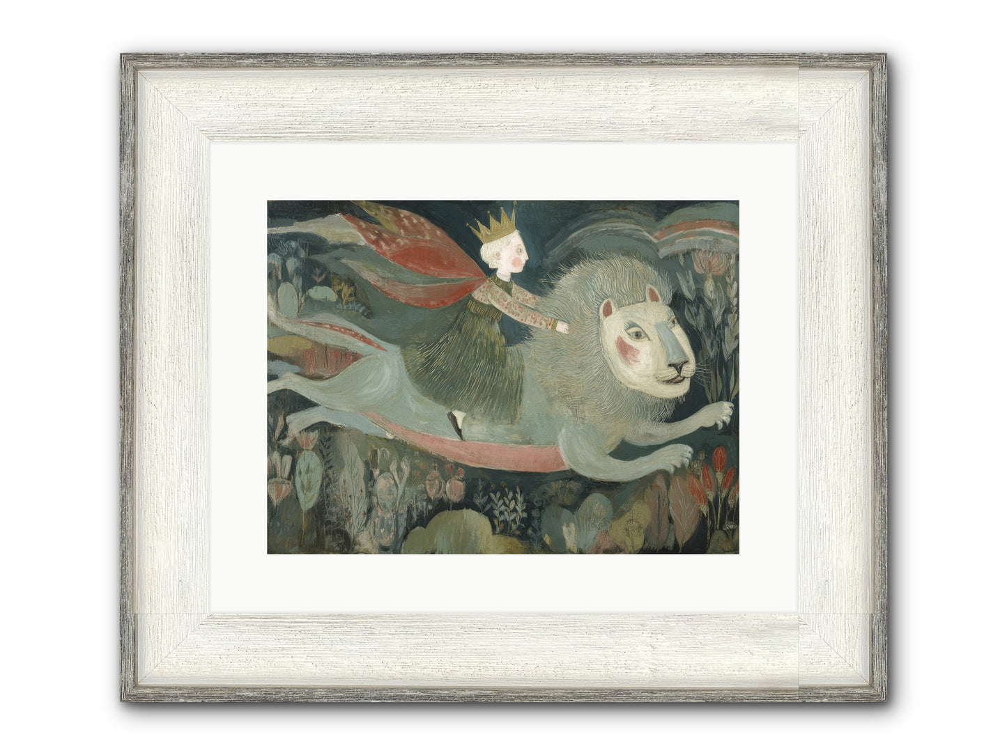 The Circle of Grace Framed Print - Driftwood White 16x12