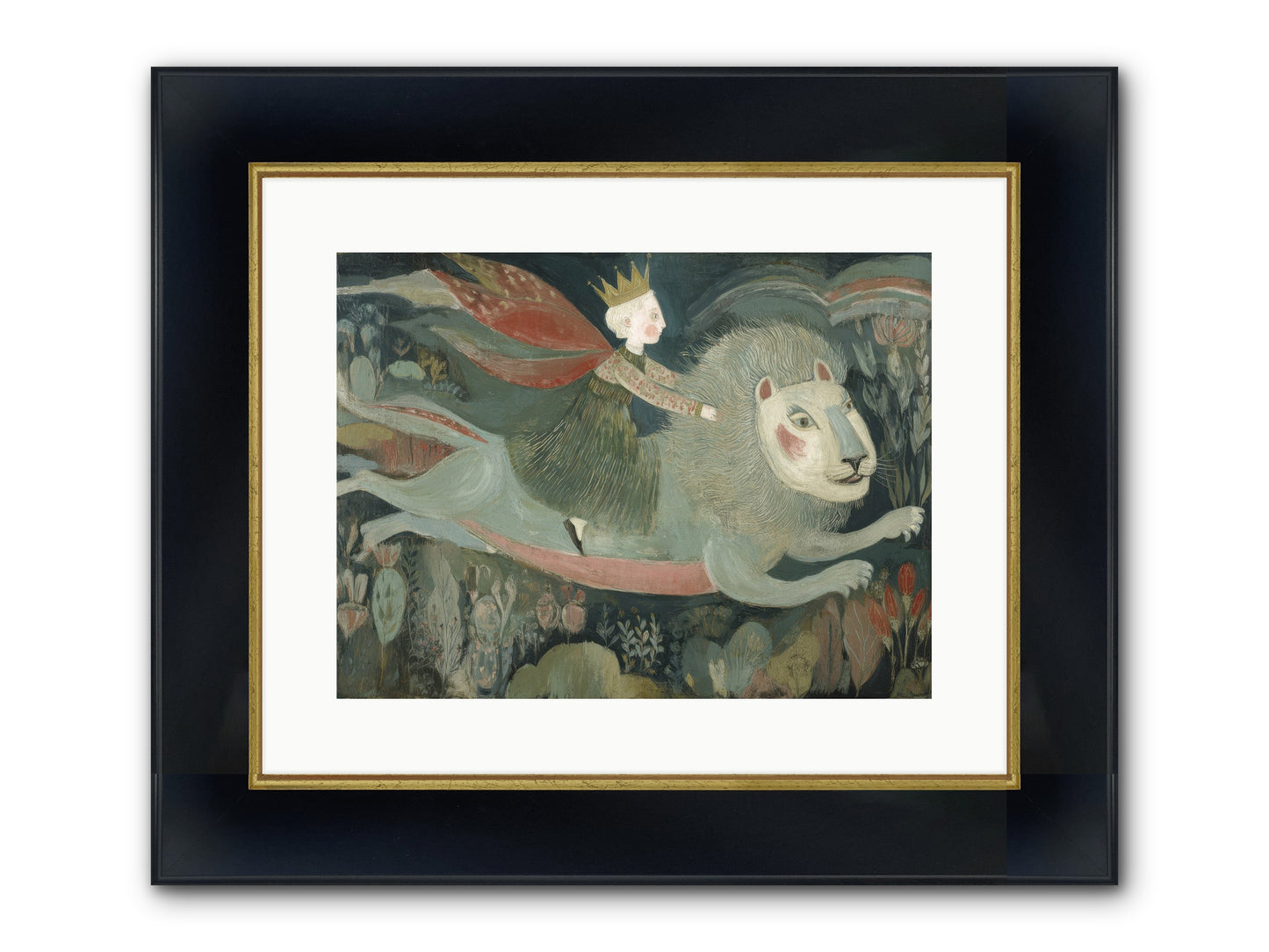 The Circle of Grace Framed Print - Wide Black w/Gold 16x12