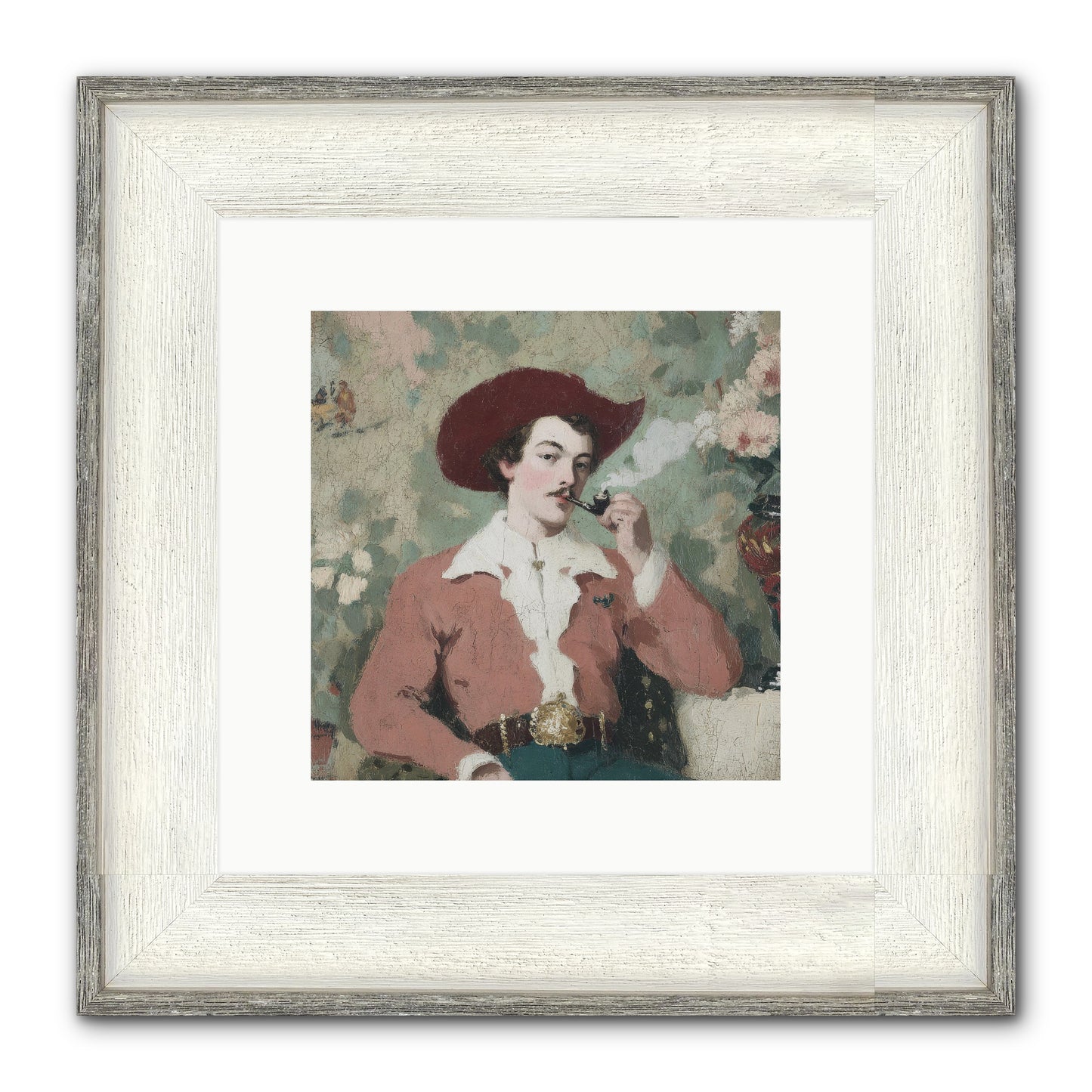 The Compendium Of Unspoken Regrets Framed Print - Driftwood White 10x10