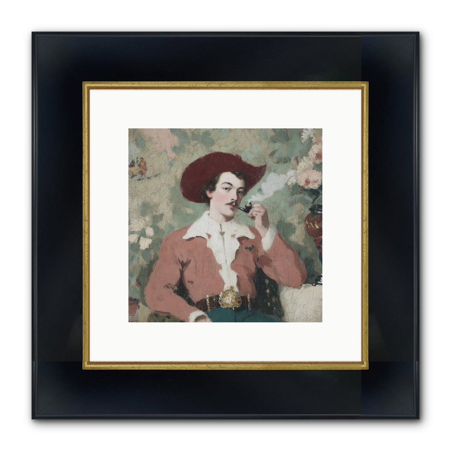 The Compendium Of Unspoken Regrets Framed Print - Wide Black w/Gold 10x10