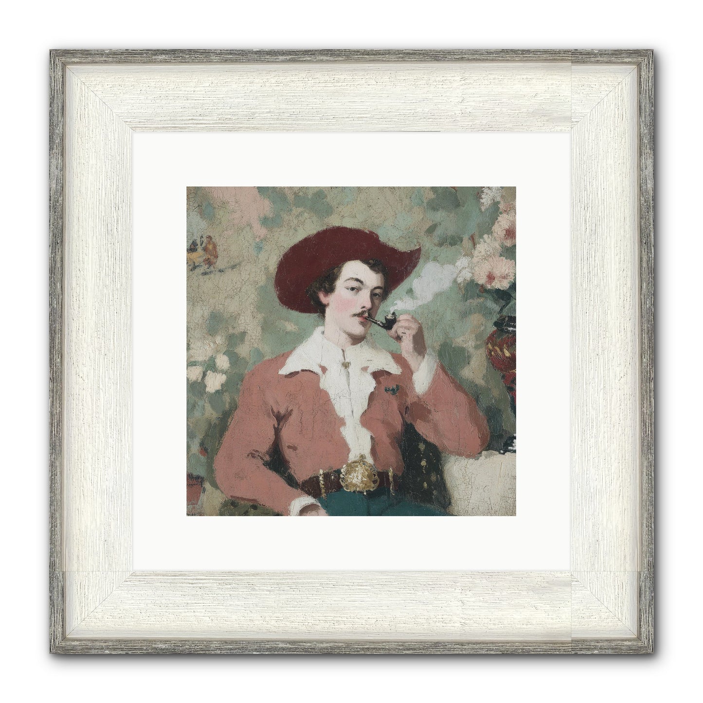 The Compendium Of Unspoken Regrets Framed Print - Driftwood White 12x12