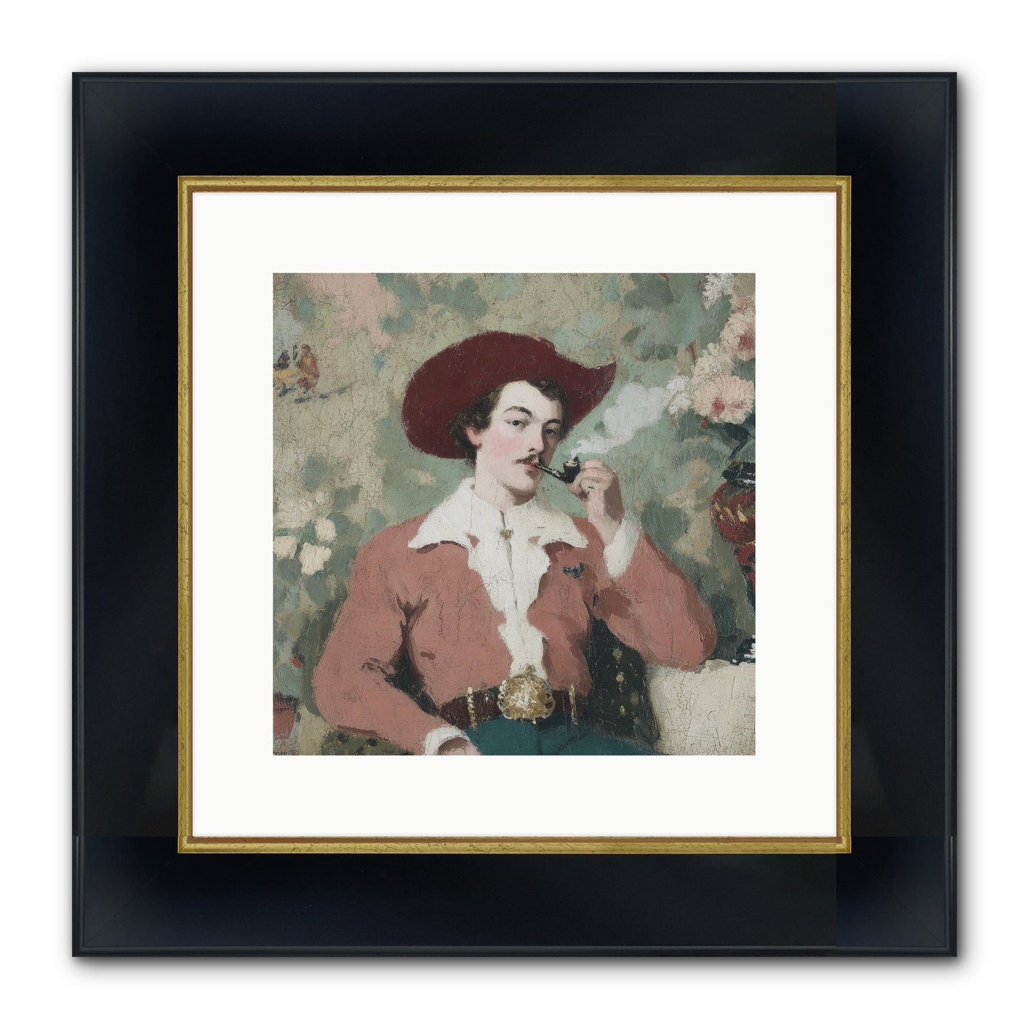 The Compendium Of Unspoken Regrets Framed Print - Wide Black w/Gold 12x12