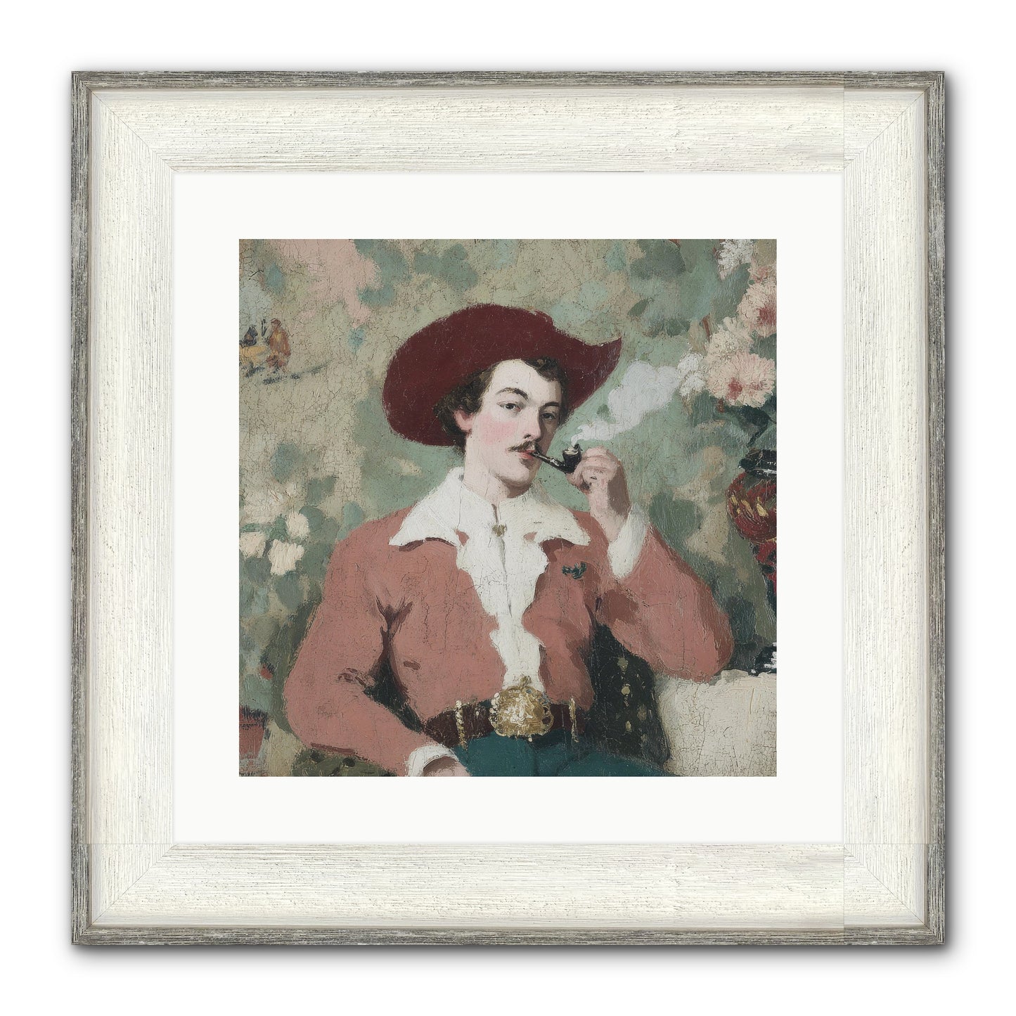 The Compendium Of Unspoken Regrets Framed Print - Driftwood White 16x16