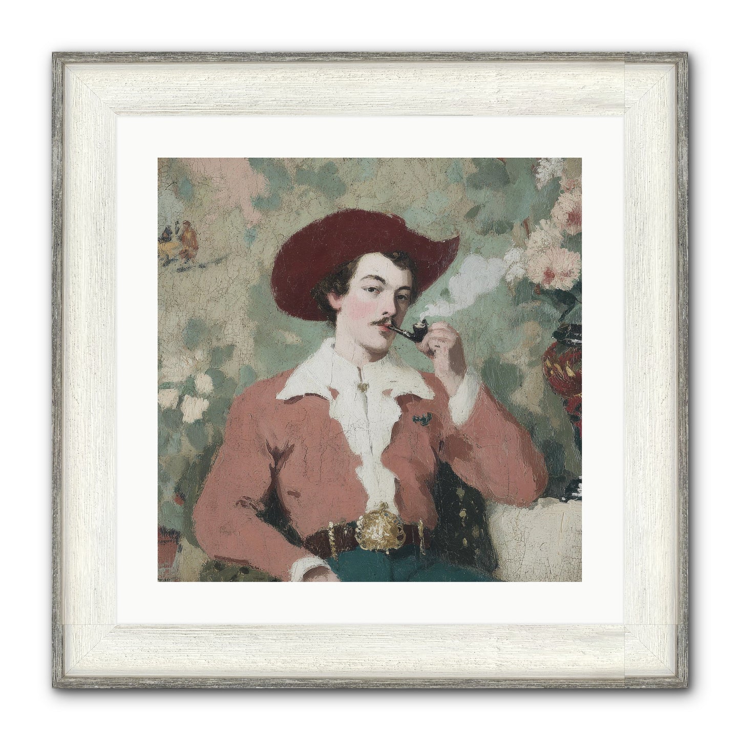 The Compendium Of Unspoken Regrets Framed Print - Driftwood White 20x20