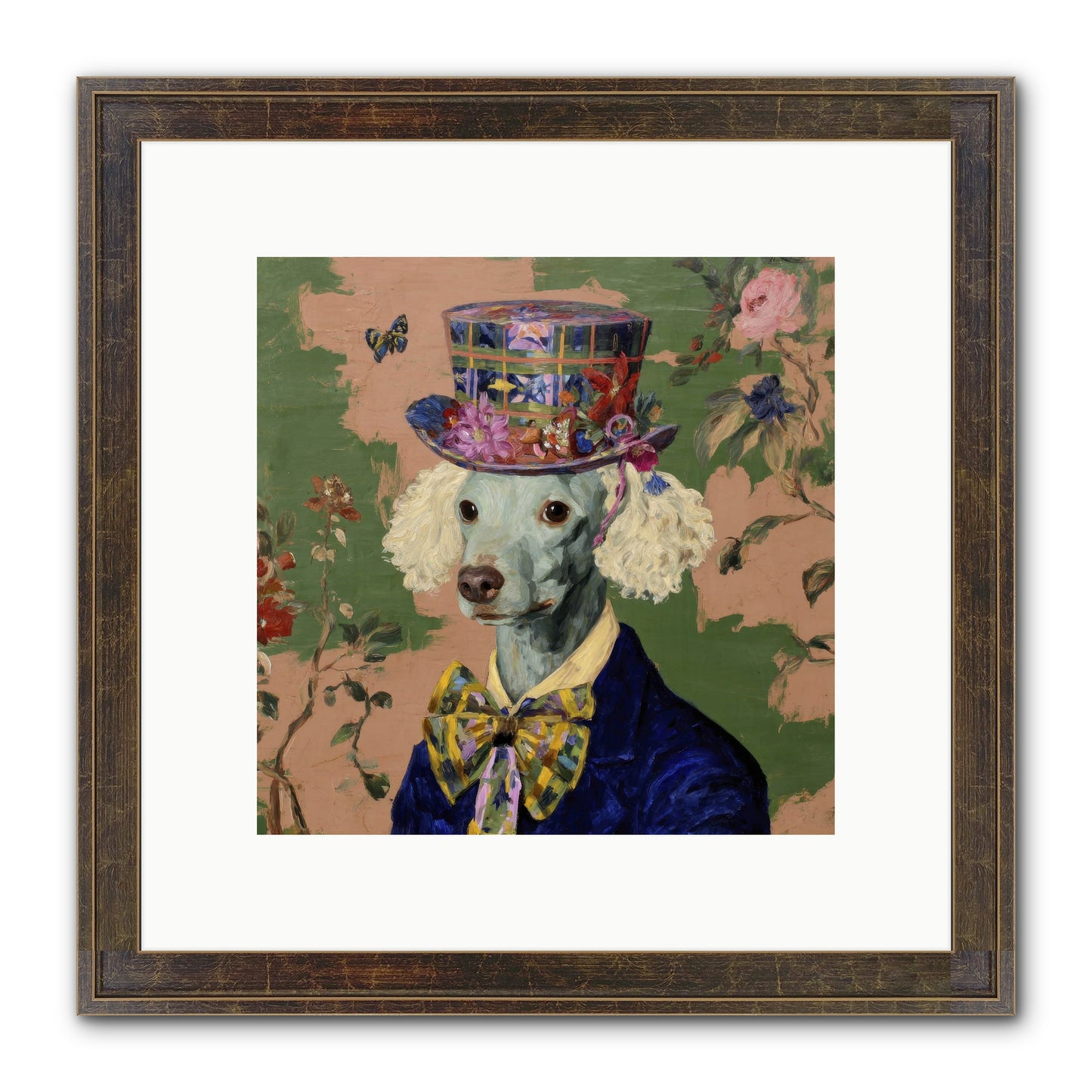 The Country Estate Framed Print - Slimwoods Black/Gold 10x10