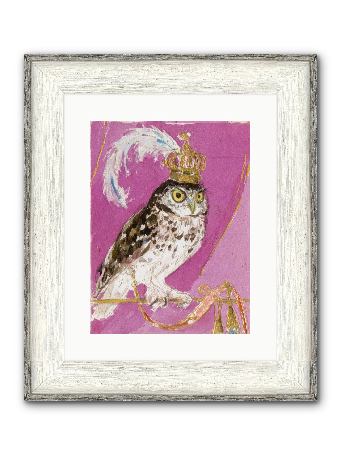 The Cricket Blazer Affair Framed Print - Driftwood White 12x16