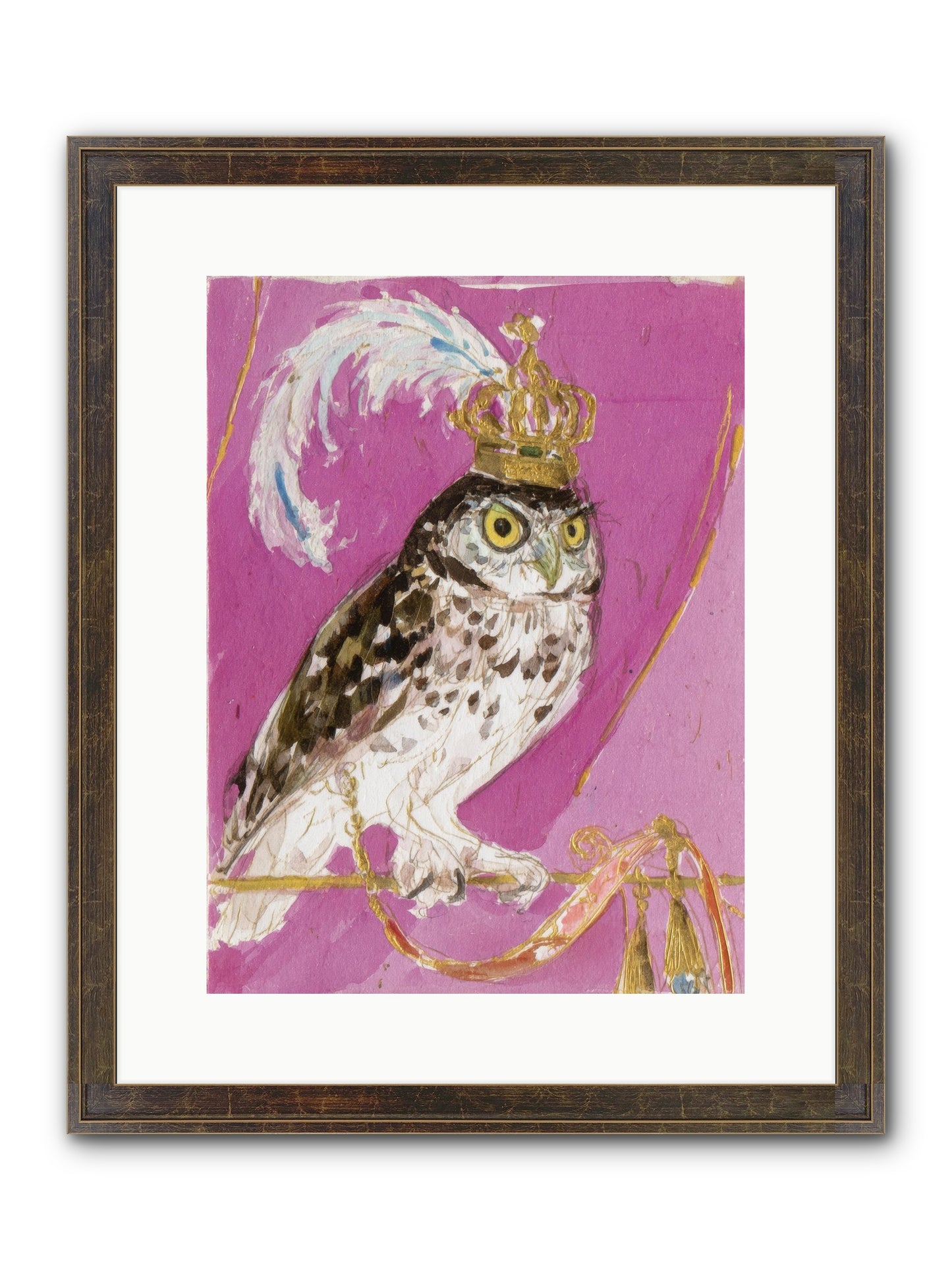 The Cricket Blazer Affair Framed Print - Slimwoods Black/Gold 12x16