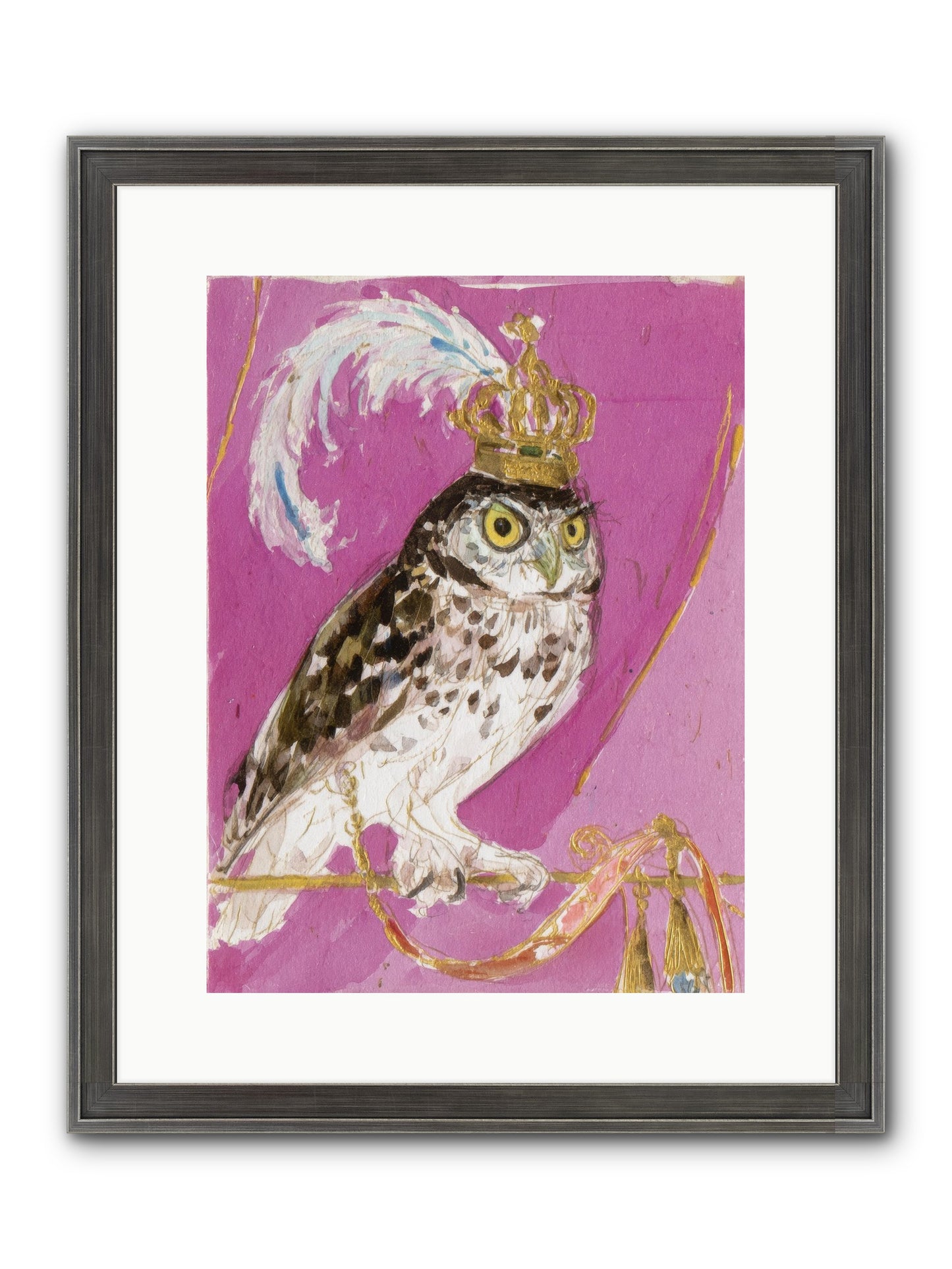 The Cricket Blazer Affair Framed Print - Slimwoods Black/Silver 12x16