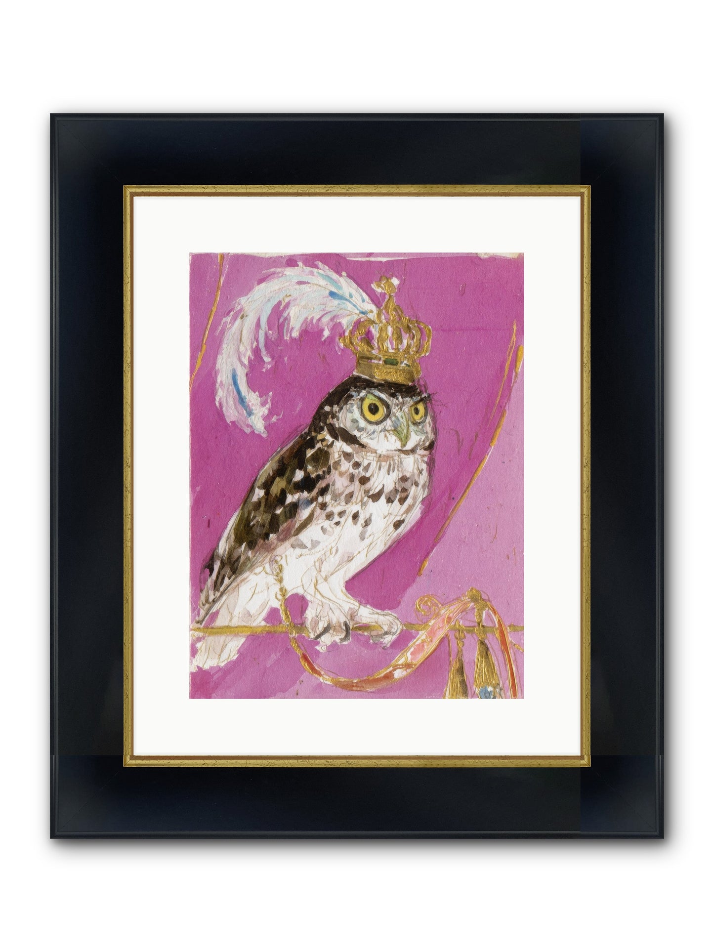 The Cricket Blazer Affair Framed Print - Wide Black w/Gold 12x16