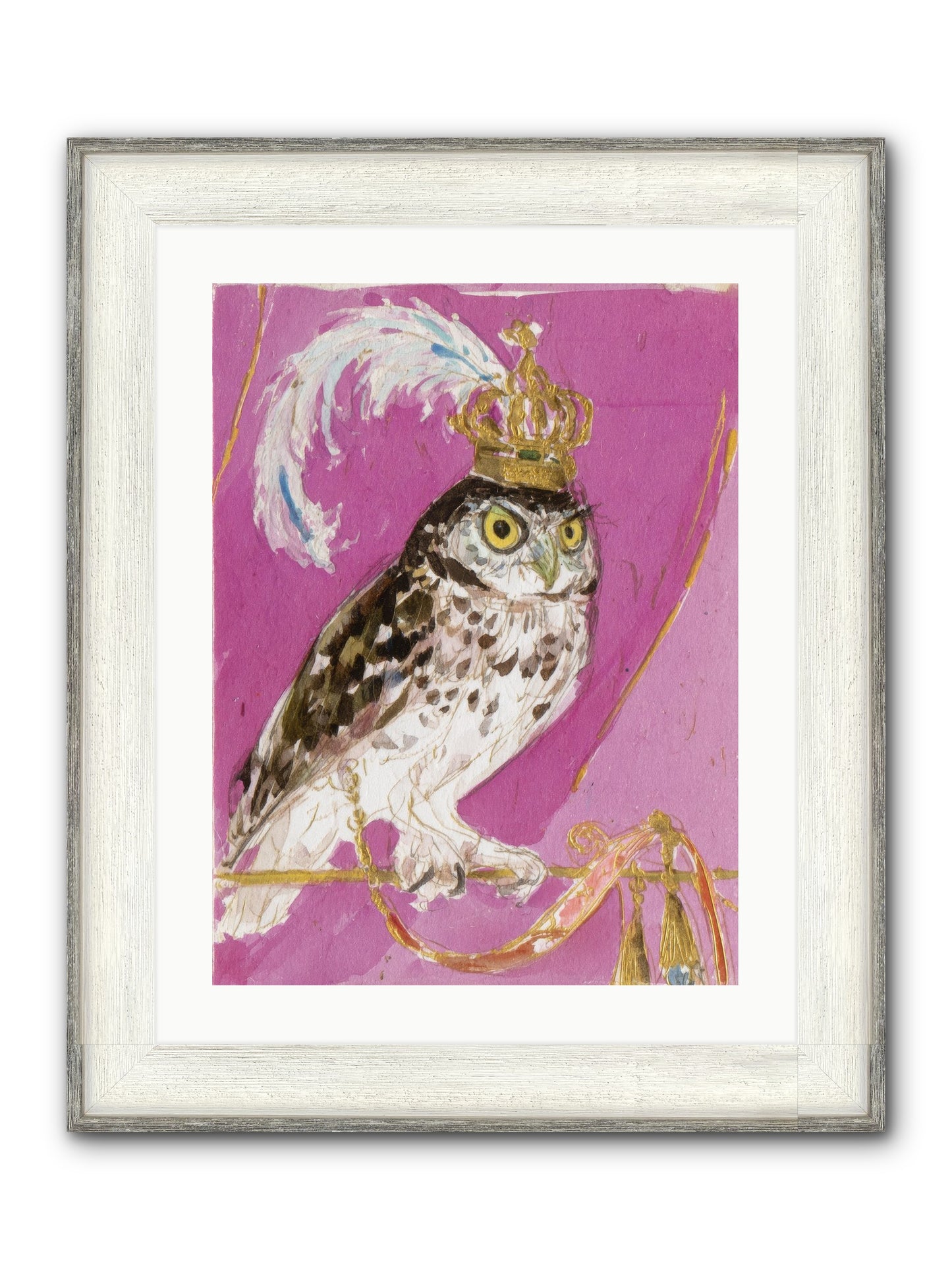 The Cricket Blazer Affair Framed Print - Driftwood White 18x24