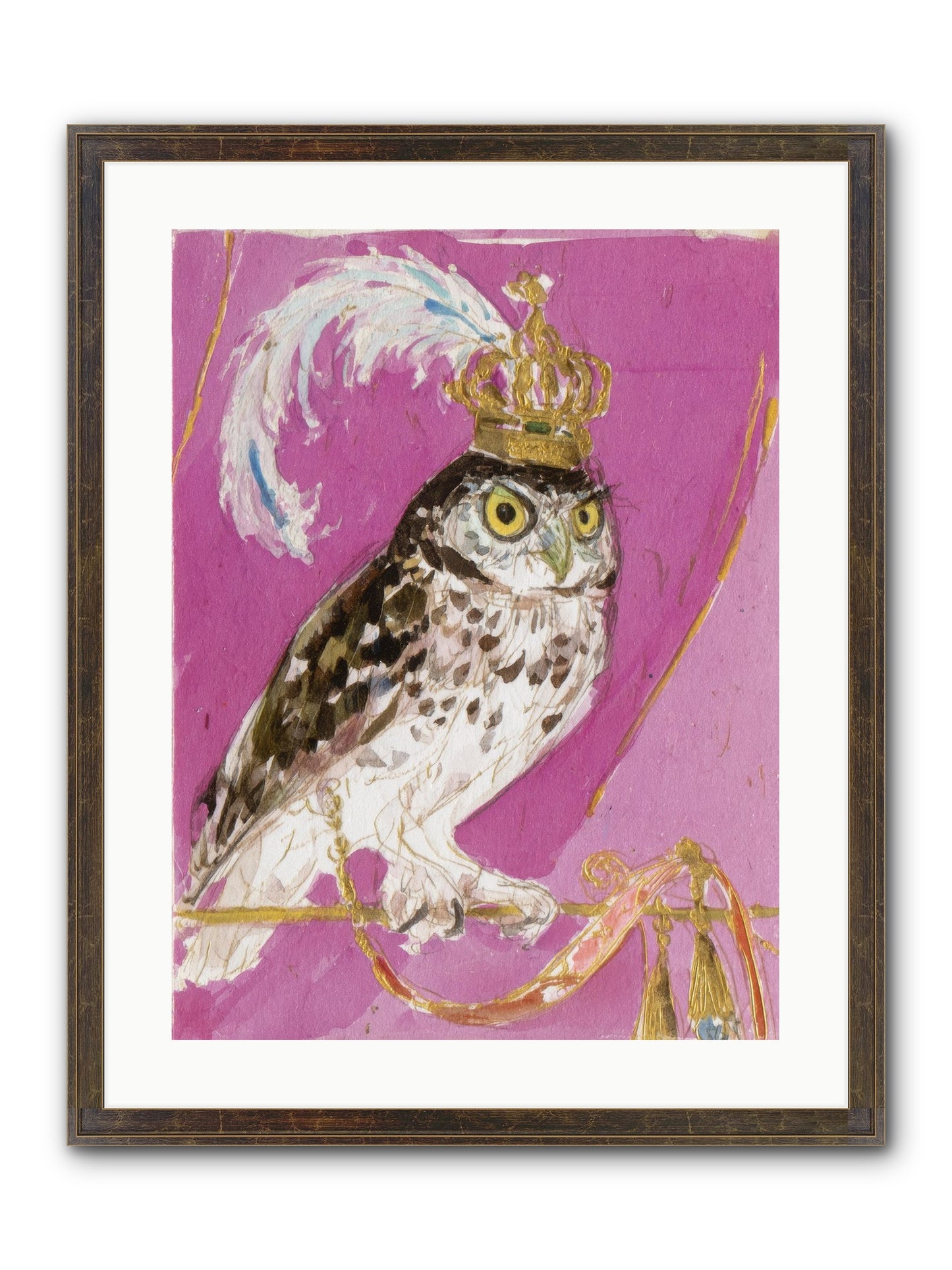 The Cricket Blazer Affair Framed Print - Slimwoods Black/Gold 18x24