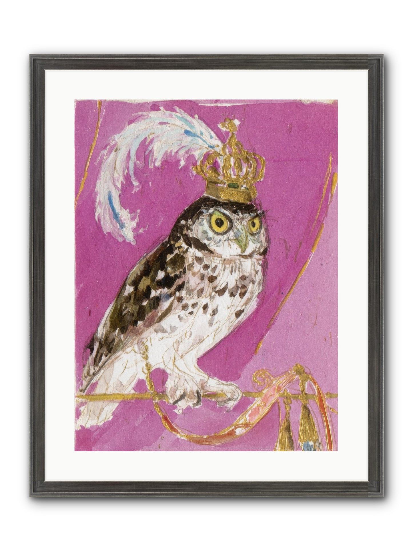 The Cricket Blazer Affair Framed Print - Slimwoods Black/Silver 18x24
