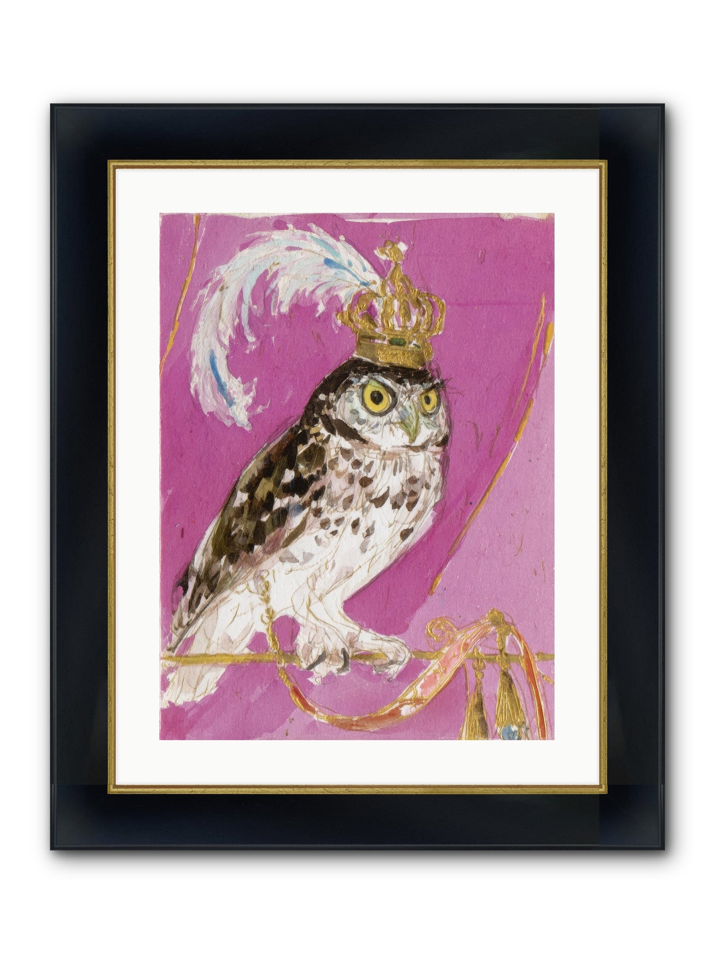 The Cricket Blazer Affair Framed Print - Wide Black w/Gold 18x24