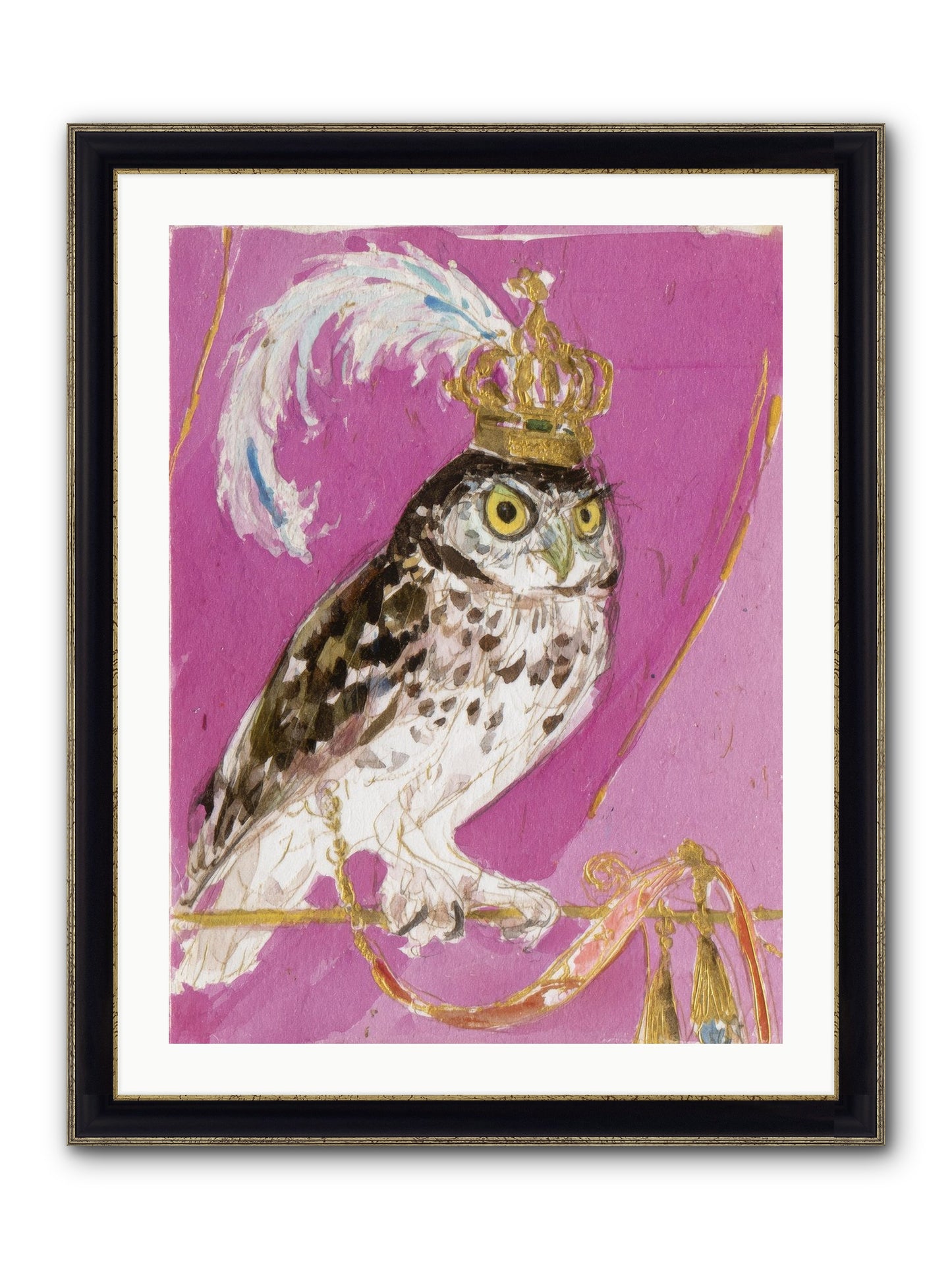 The Cricket Blazer Affair Framed Print - Black & Gold 24x32