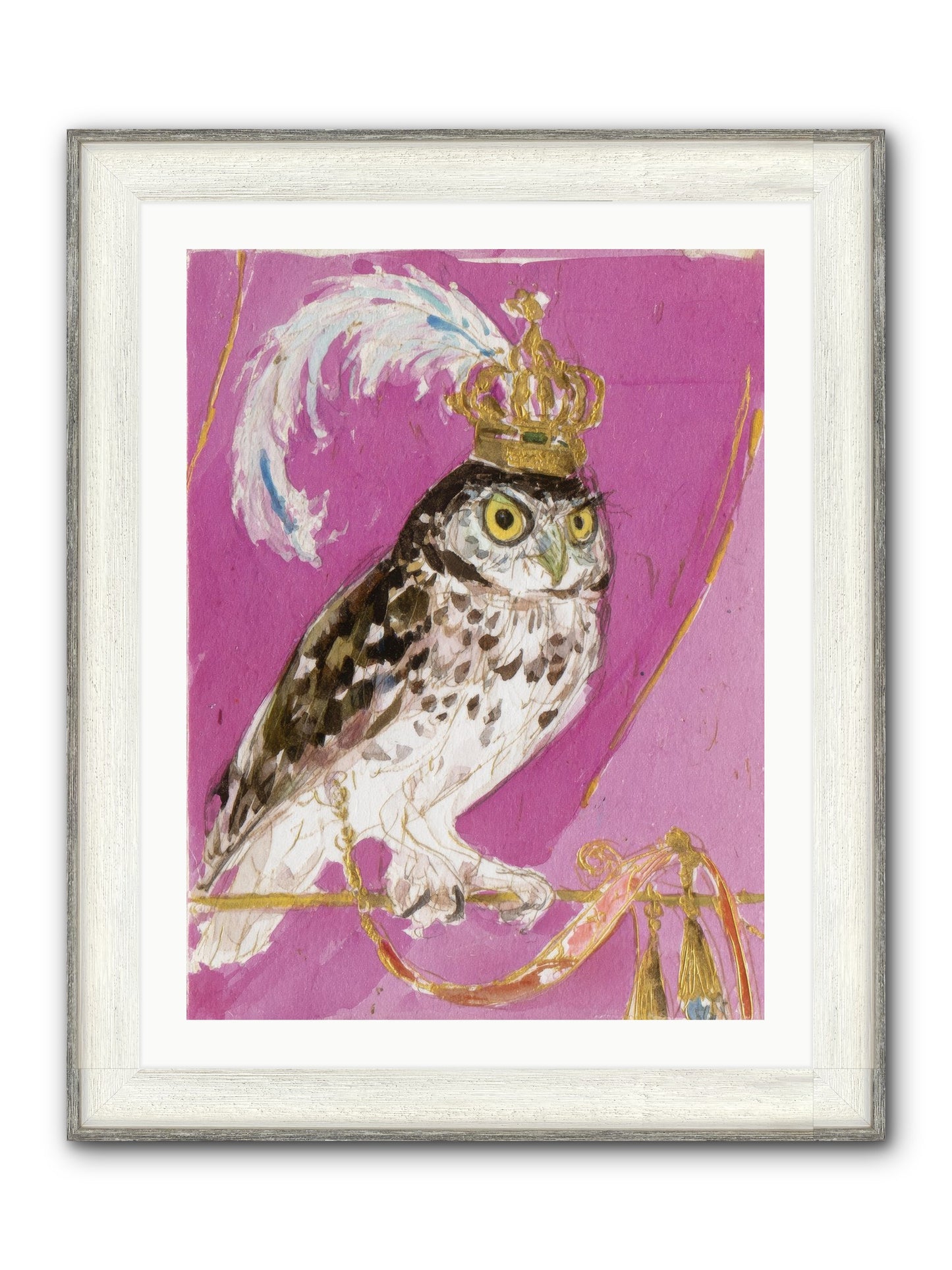 The Cricket Blazer Affair Framed Print - Driftwood White 24x32