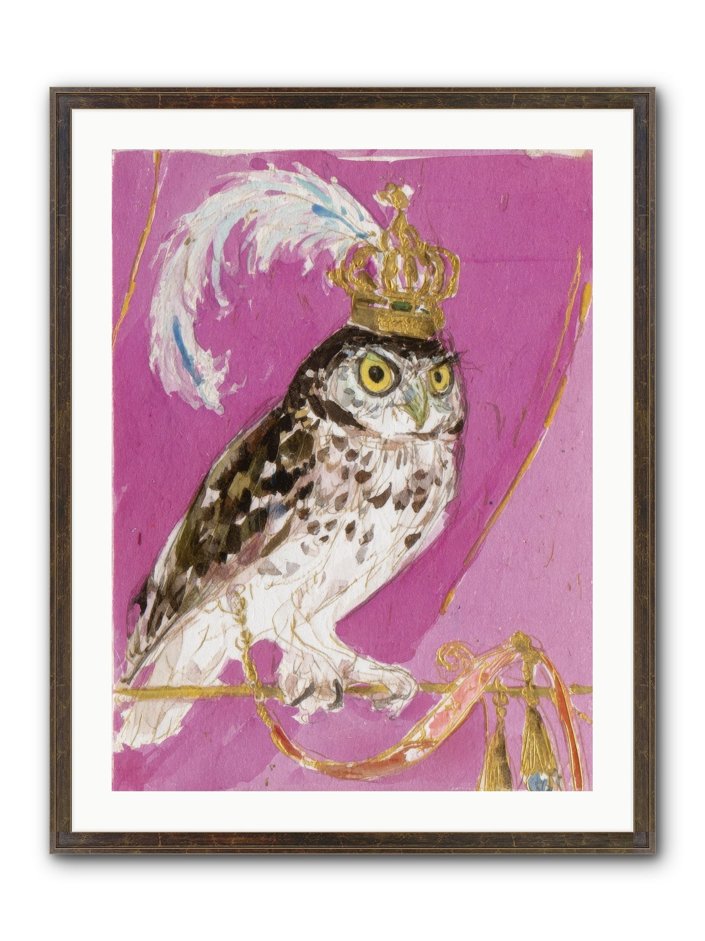 The Cricket Blazer Affair Framed Print - Slimwoods Black/Gold 24x32