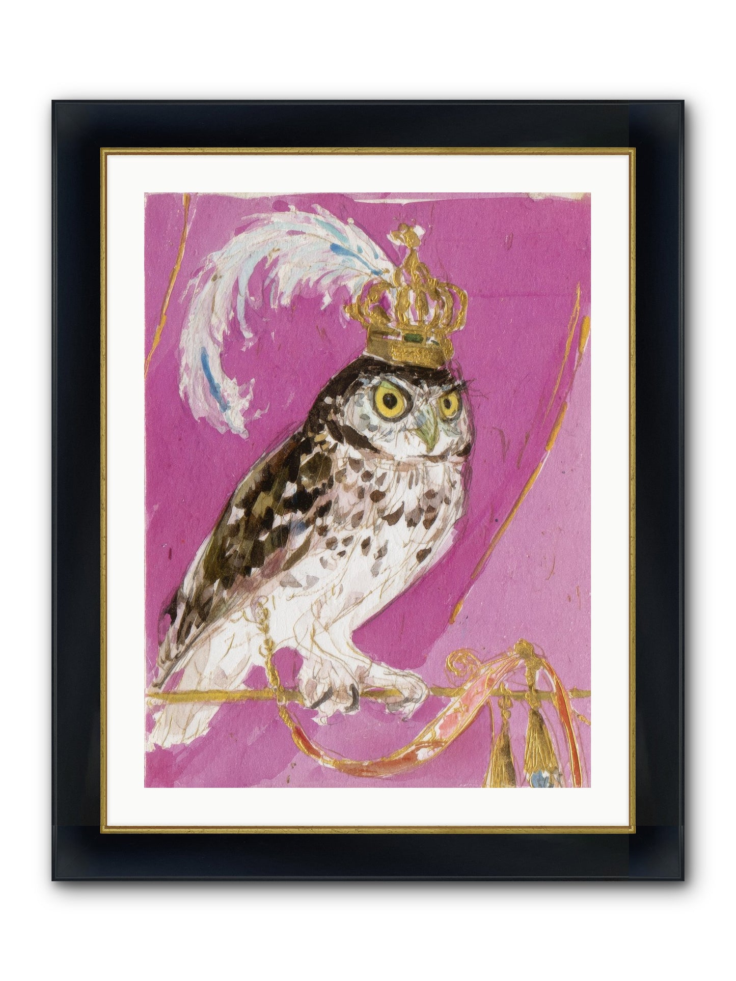 The Cricket Blazer Affair Framed Print - Wide Black w/Gold 24x32
