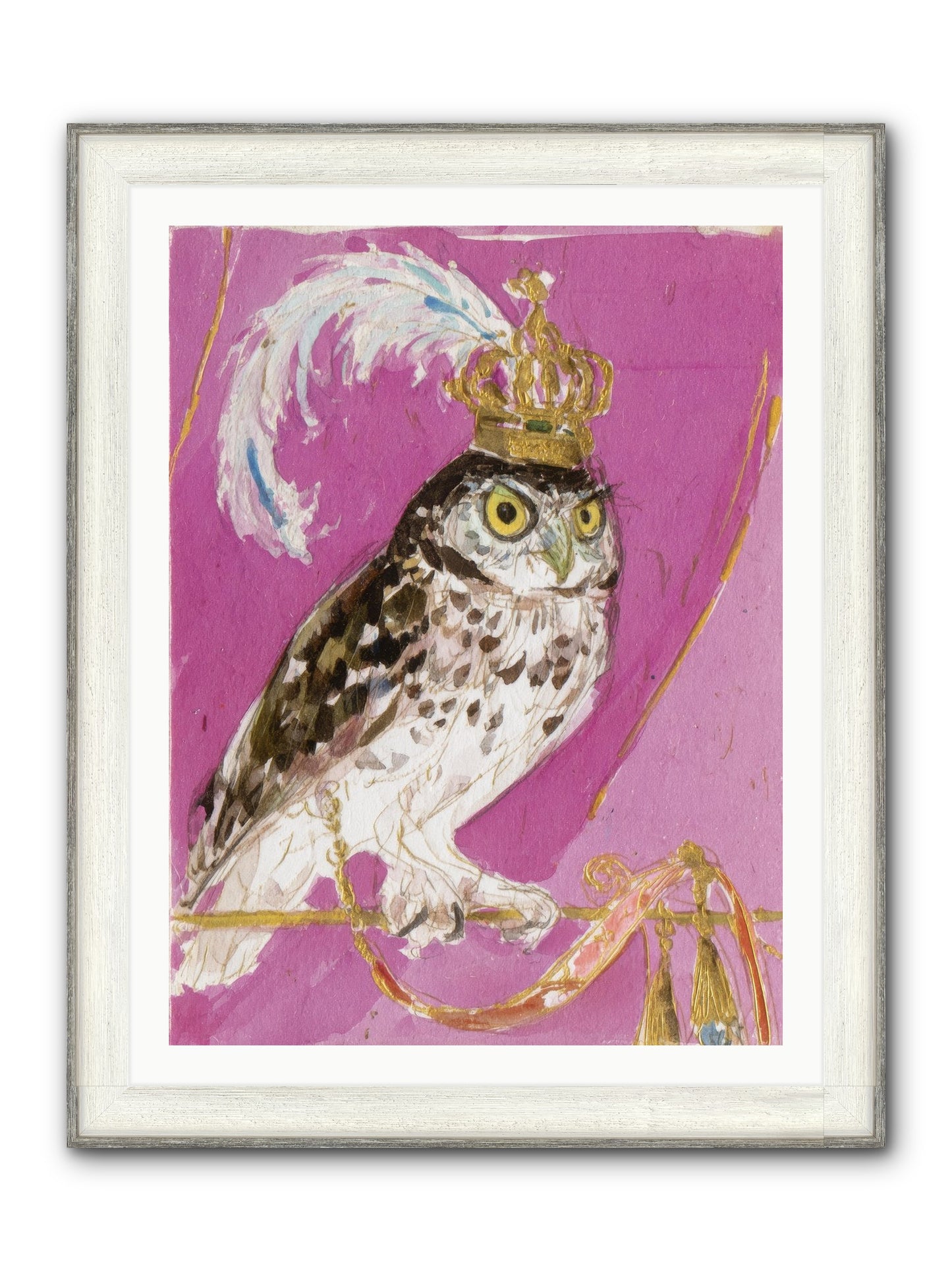 The Cricket Blazer Affair Framed Print - Driftwood White 30x40