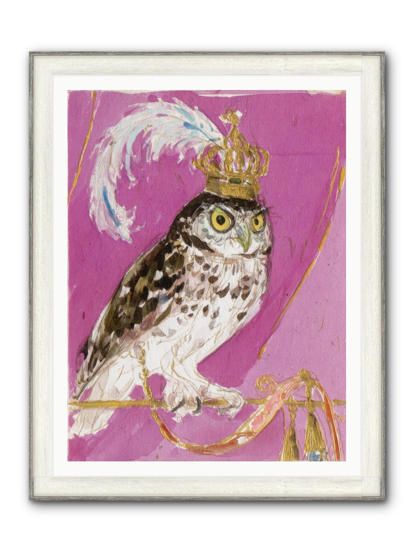 The Cricket Blazer Affair Framed Print - Driftwood White 36x48