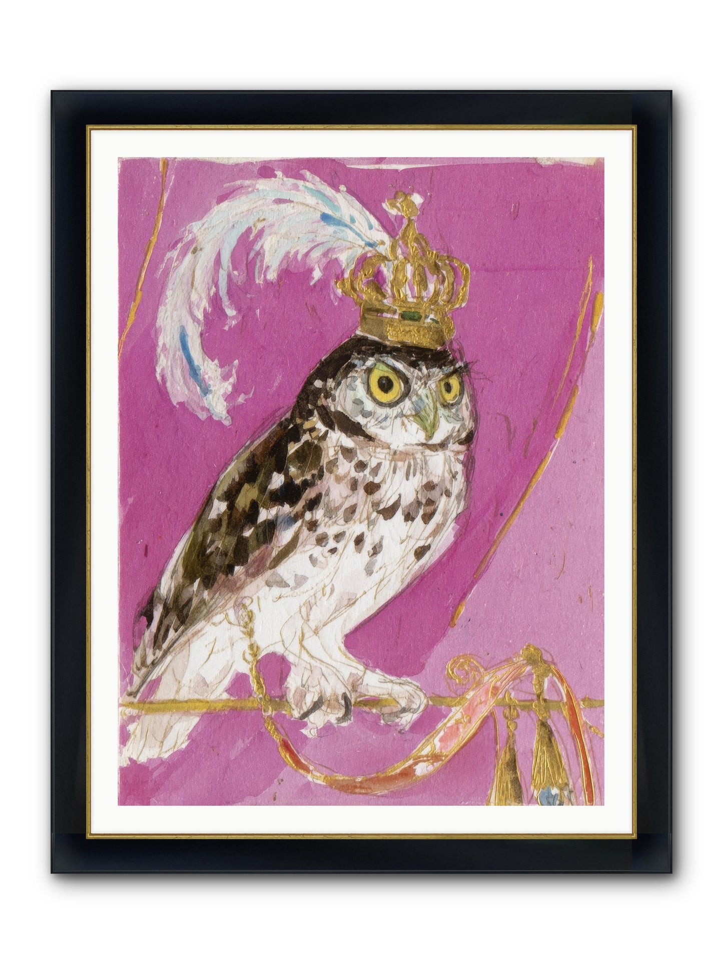 The Cricket Blazer Affair Framed Print - Wide Black w/Gold 36x48
