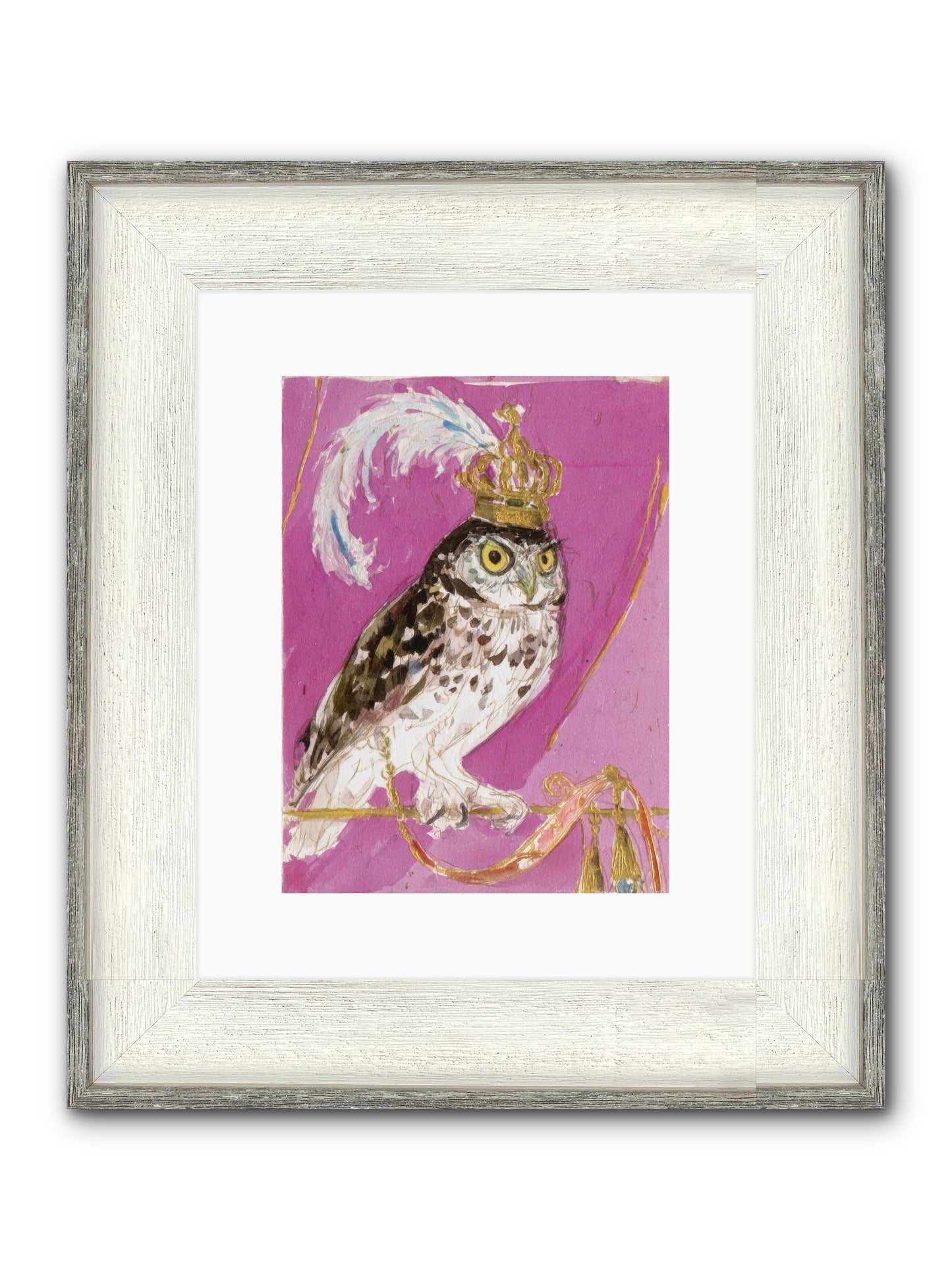 The Cricket Blazer Affair Framed Print - Driftwood White 9x12
