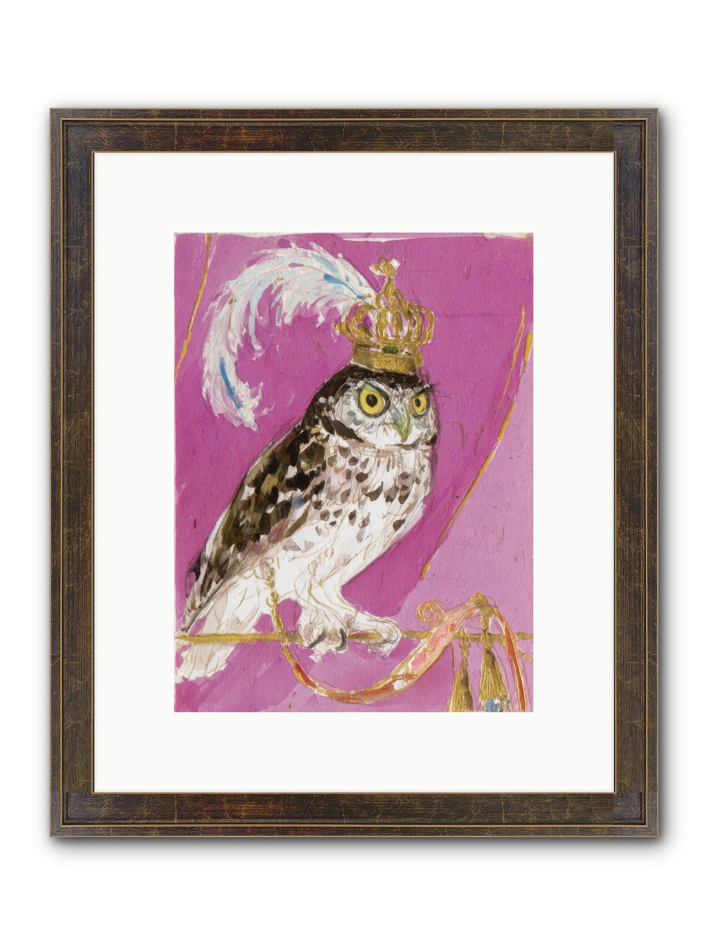 The Cricket Blazer Affair Framed Print - Slimwoods Black/Gold 9x12