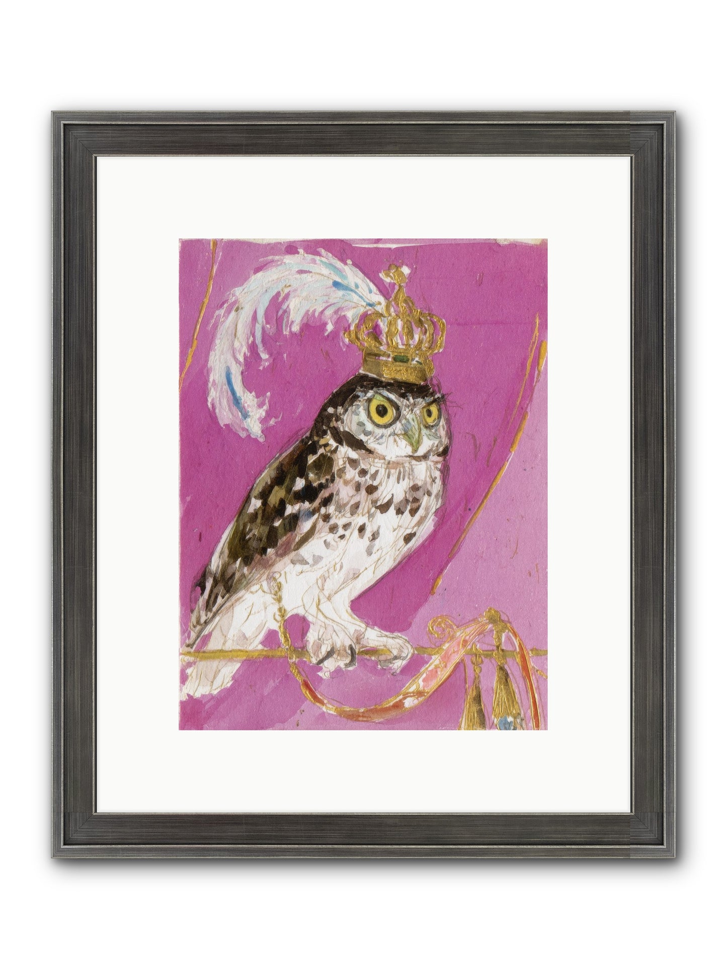 The Cricket Blazer Affair Framed Print - Slimwoods Black/Silver 9x12