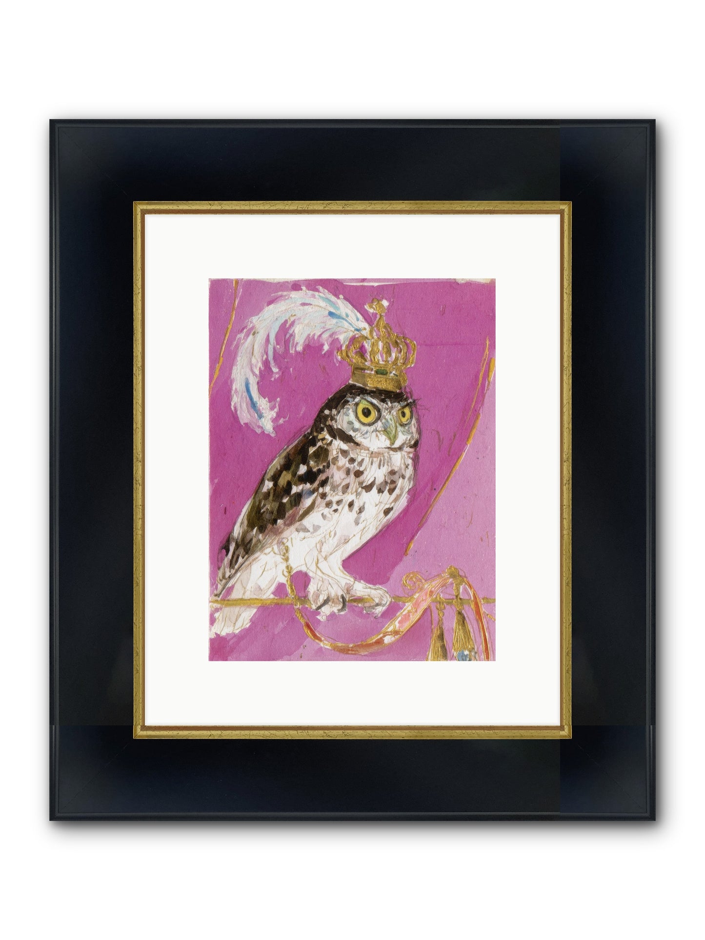 The Cricket Blazer Affair Framed Print - Wide Black w/Gold 9x12