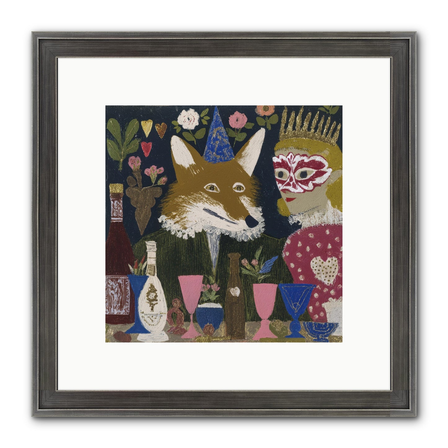 The Crown She Never Asked For Framed Print - Slimwoods Black/Silver 10x10