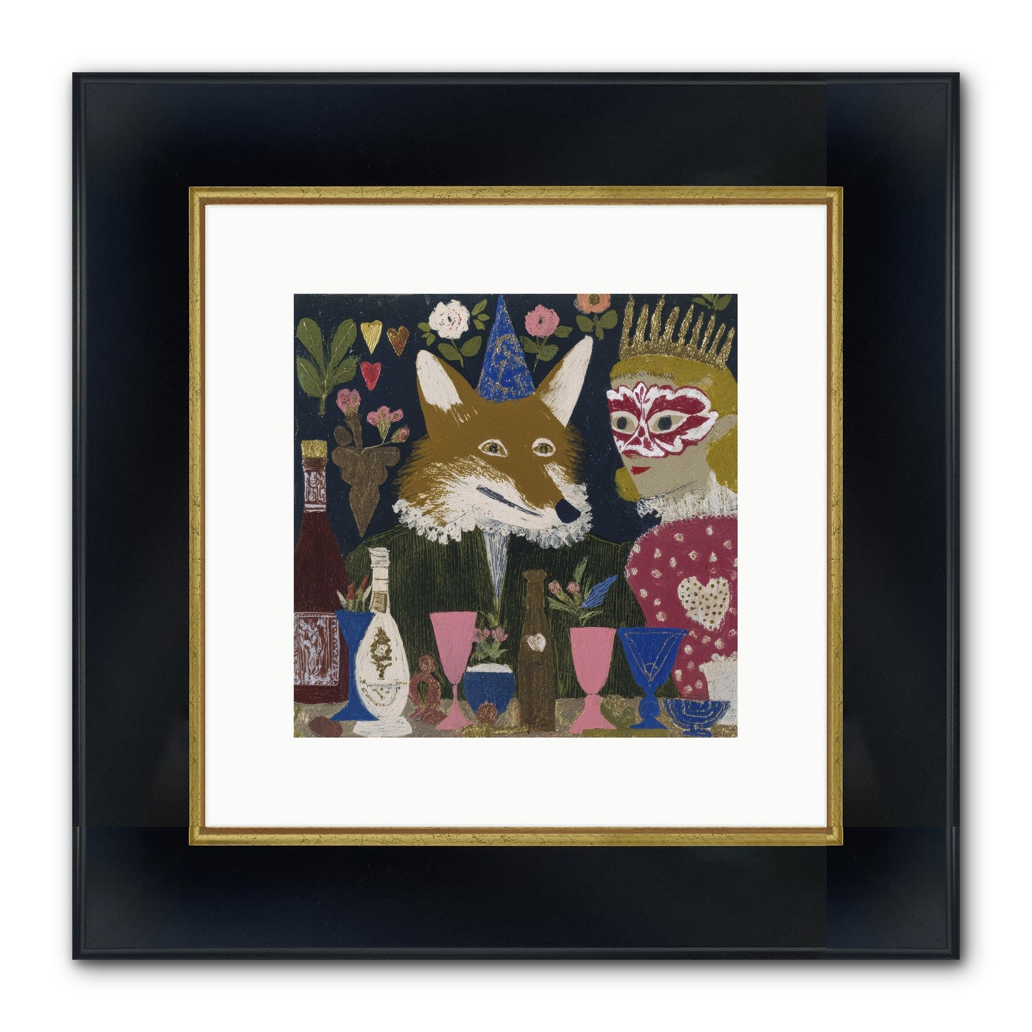 The Crown She Never Asked For Framed Print - Wide Black w/Gold 10x10