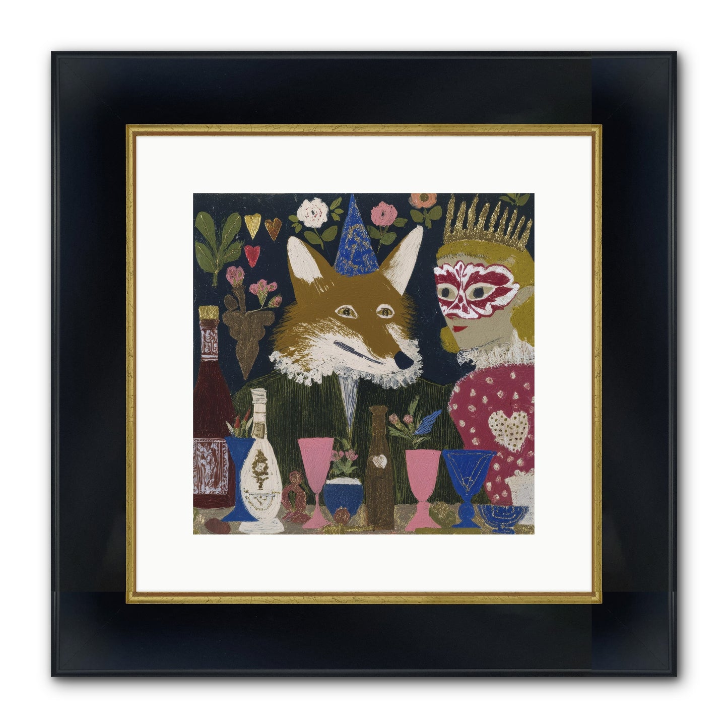 The Crown She Never Asked For Framed Print - Wide Black w/Gold 12x12