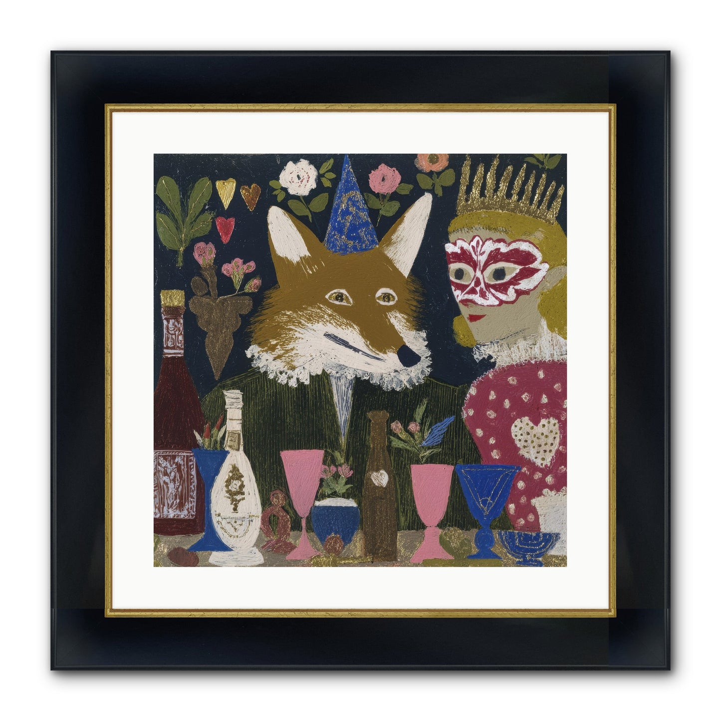 The Crown She Never Asked For Framed Print - Wide Black w/Gold 20x20