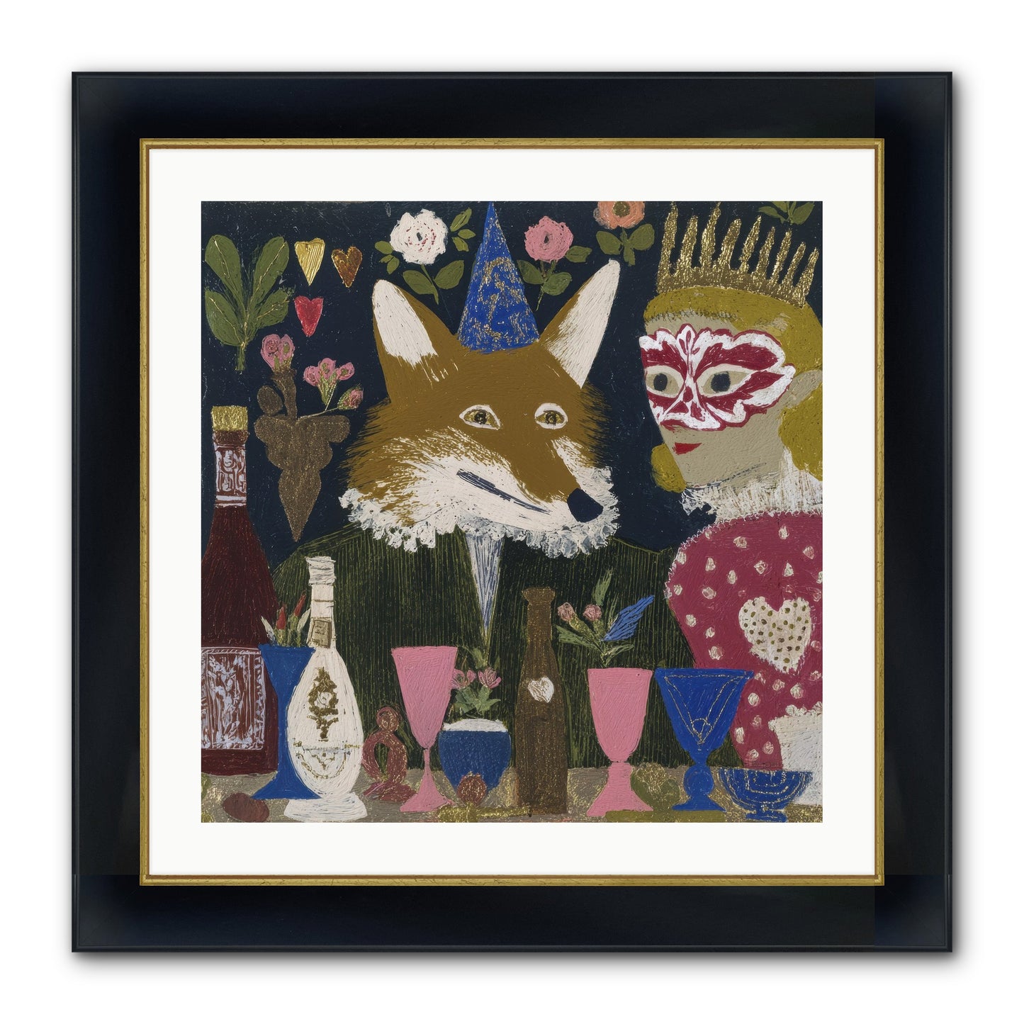 The Crown She Never Asked For Framed Print - Wide Black w/Gold 24x24