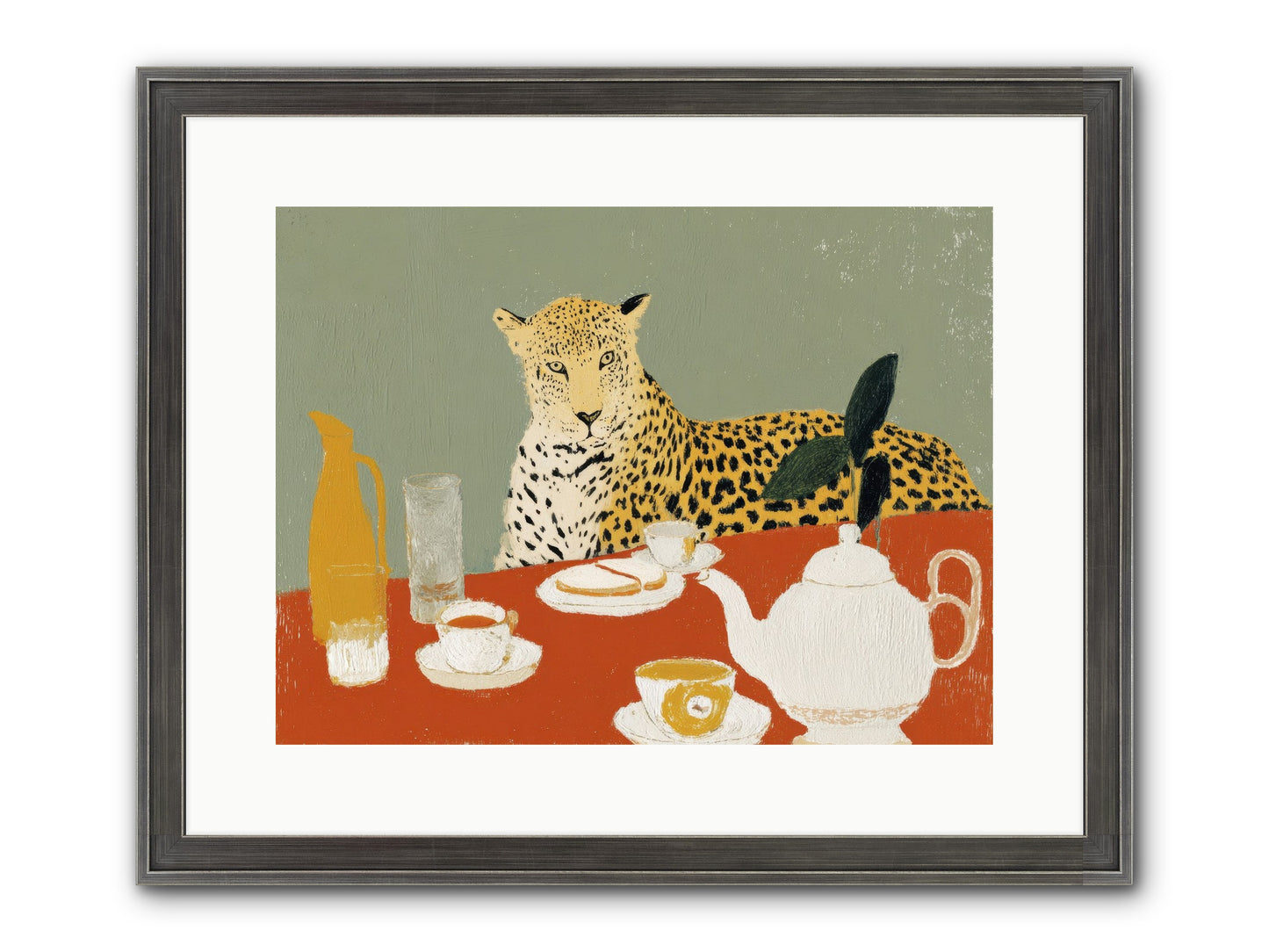 The Curator's Menagerie Framed Print - Slimwoods Black/Silver 16x12