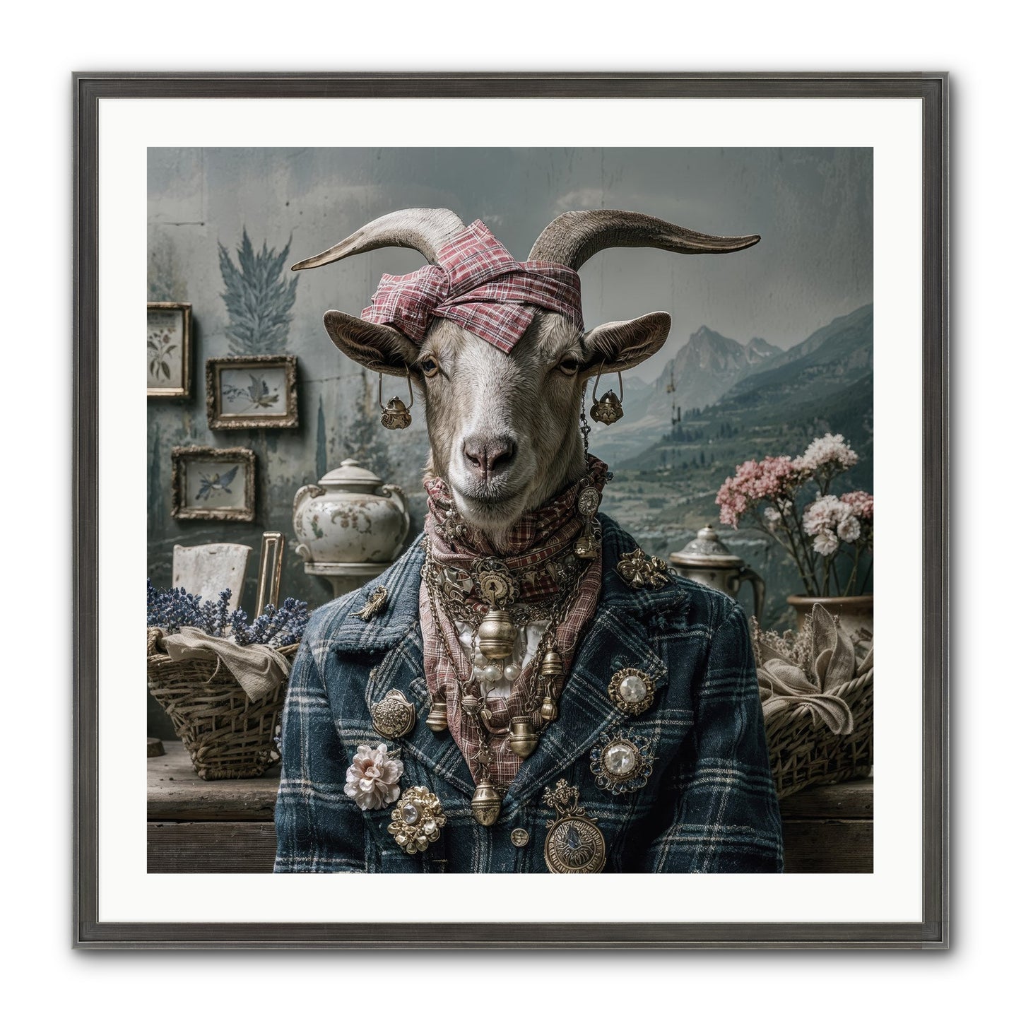 The Dandelion Clubhouse Framed Print - Slimwoods Black/Silver 30x30