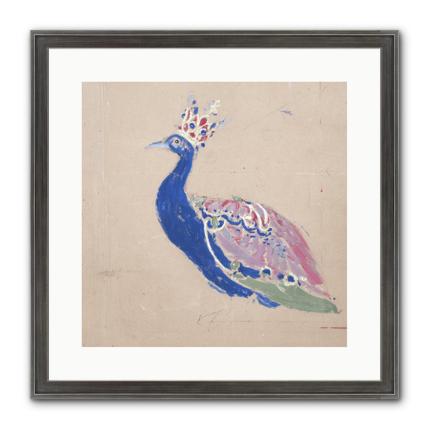 The Dapper Botanist Framed Print - Slimwoods Black/Silver 16x16