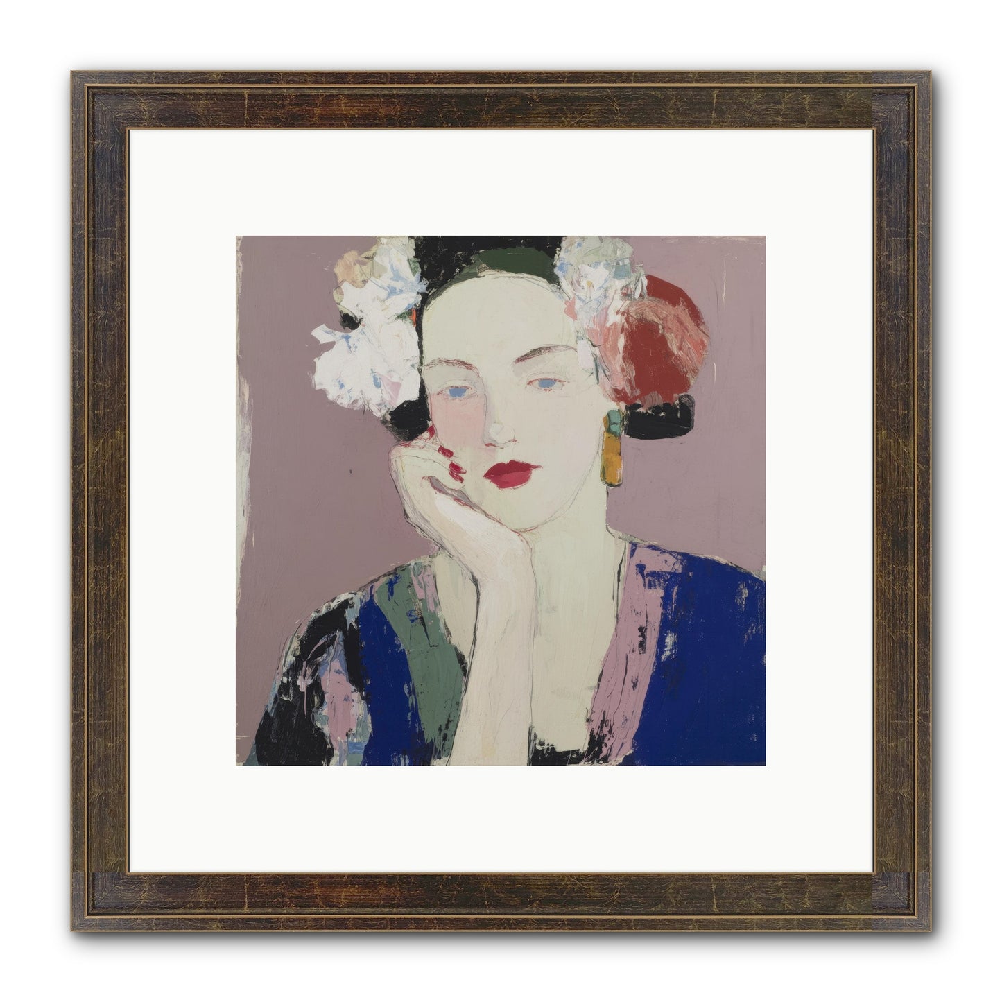 The Daydreamer's Companion Framed Print - Slimwoods Black/Gold 10x10