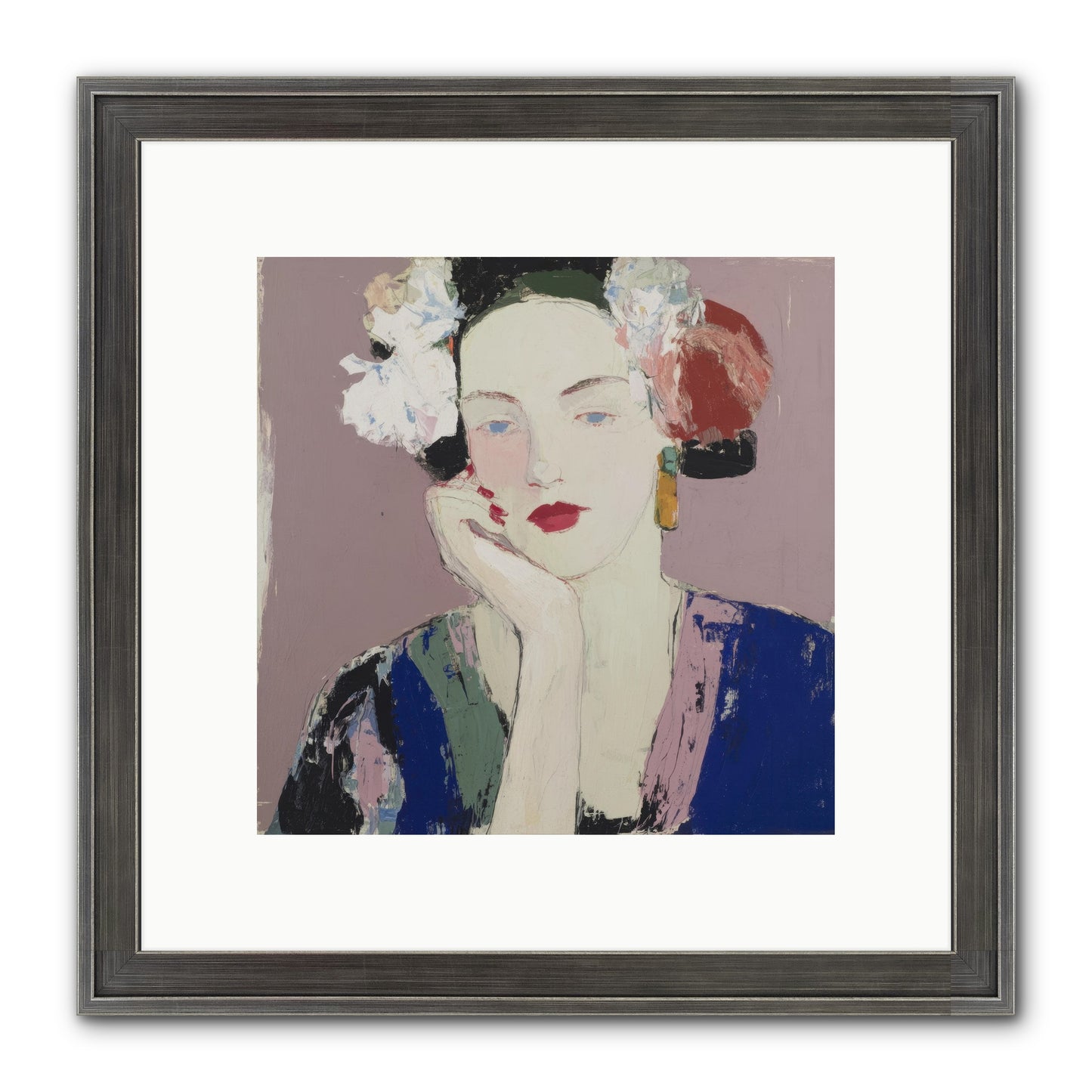 The Daydreamer's Companion Framed Print - Slimwoods Black/Silver 10x10