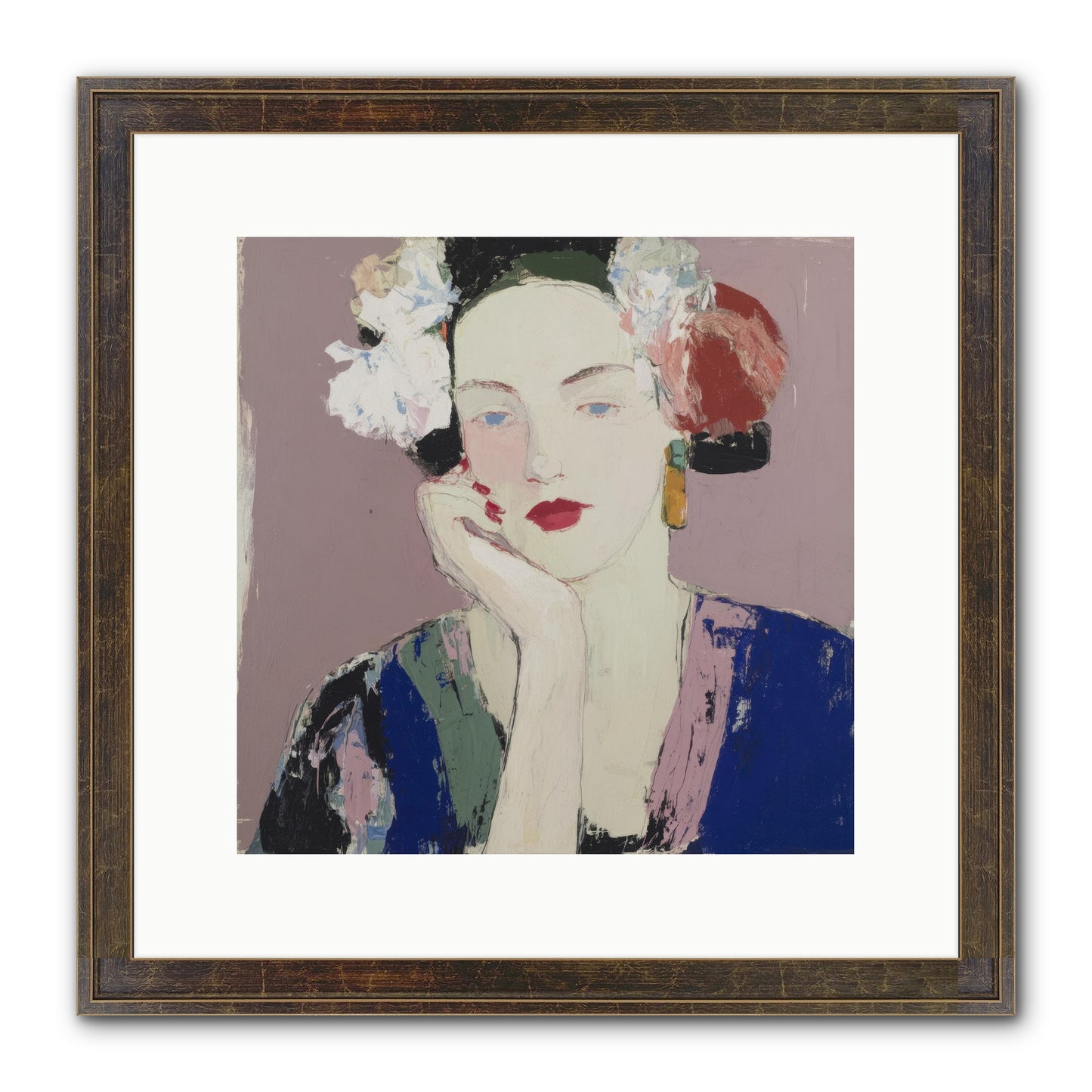 The Daydreamer's Companion Framed Print - Slimwoods Black/Gold 12x12