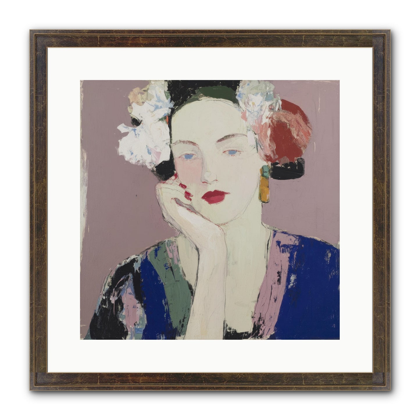 The Daydreamer's Companion Framed Print - Slimwoods Black/Gold 16x16