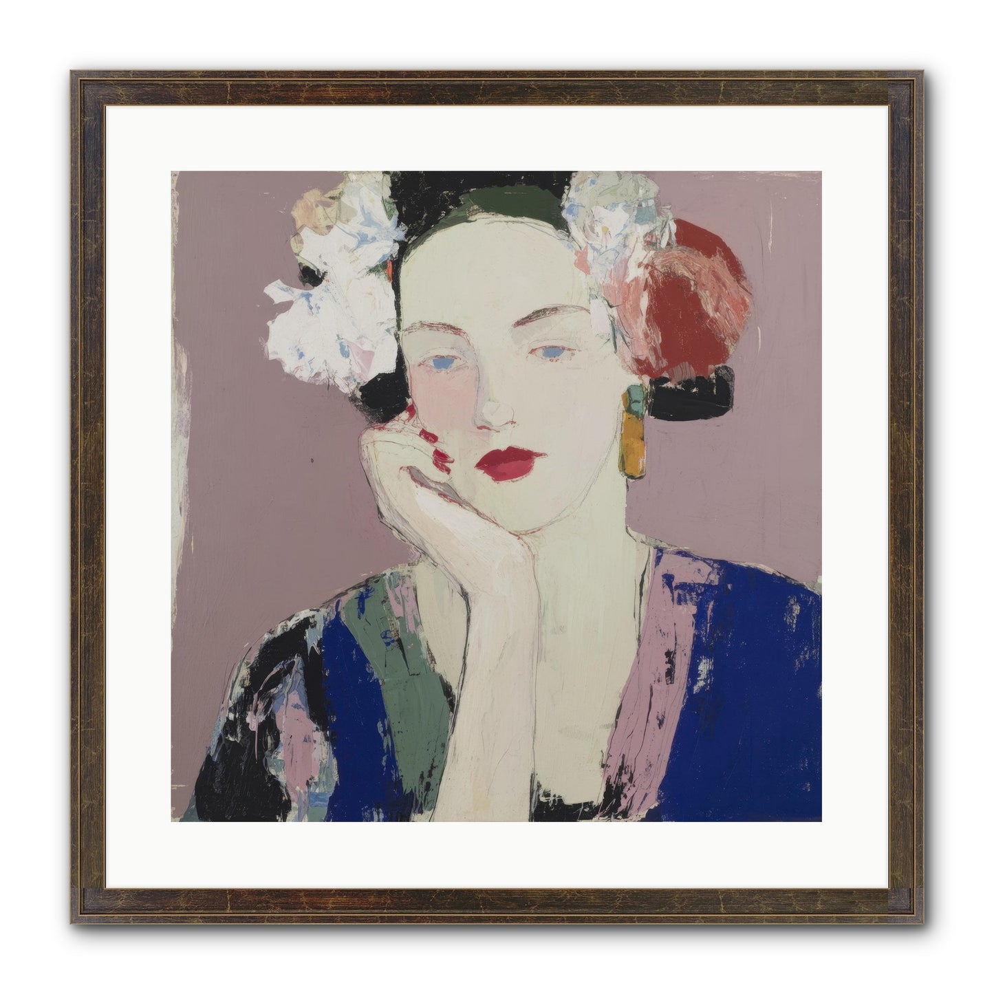 The Daydreamer's Companion Framed Print - Slimwoods Black/Gold 20x20