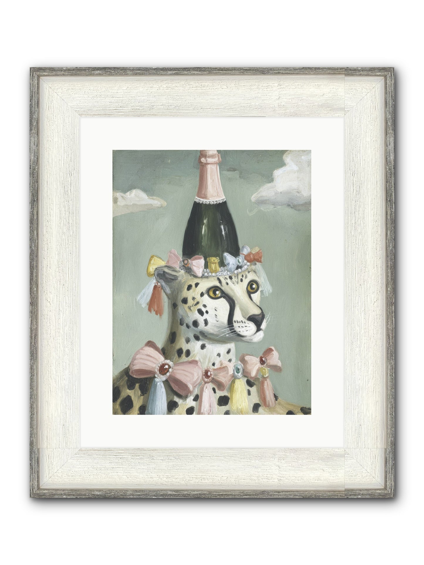 The Dazzling Interlude Framed Print - Driftwood White 12x16