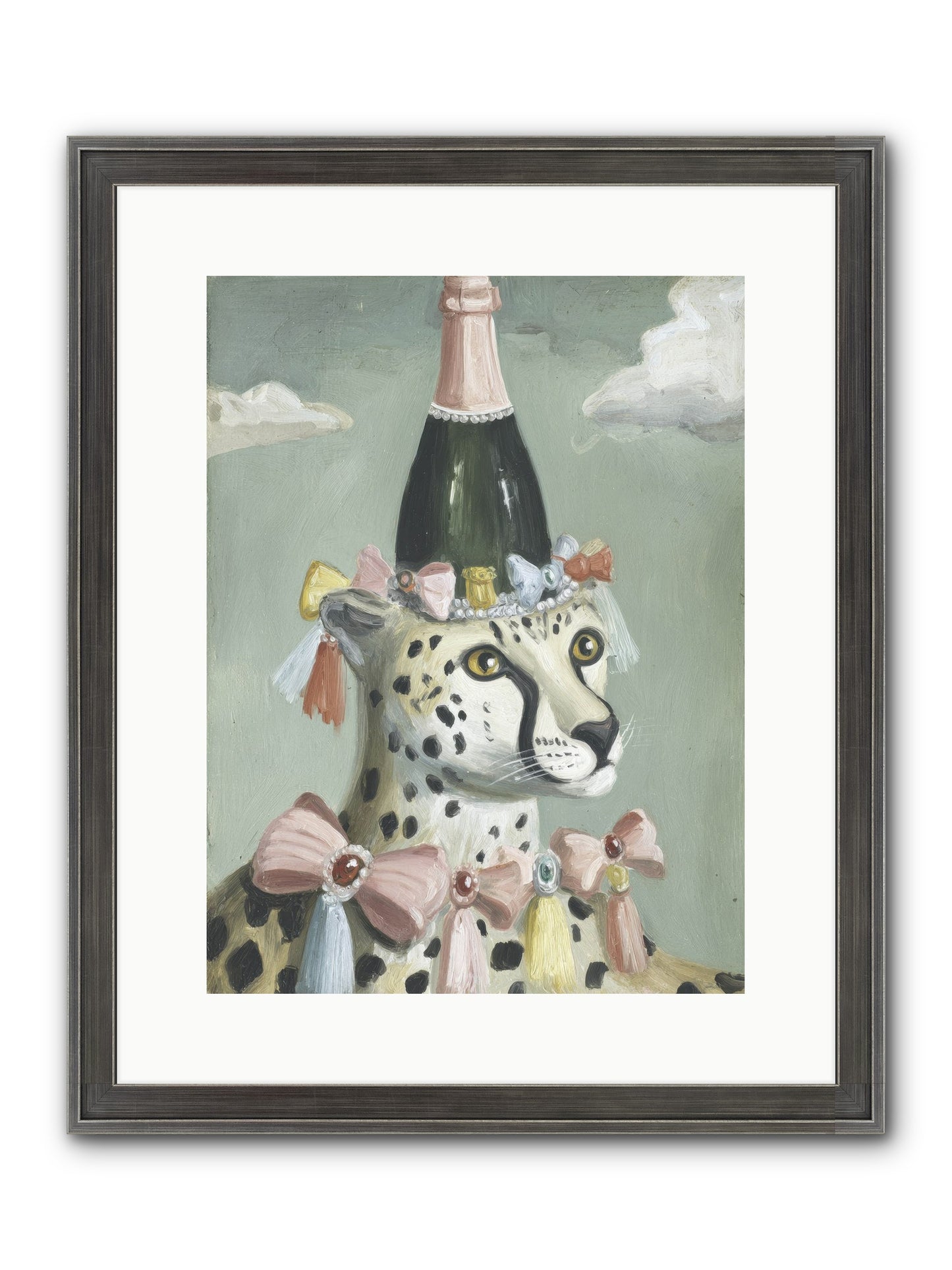 The Dazzling Interlude Framed Print - Slimwoods Black/Silver 12x16