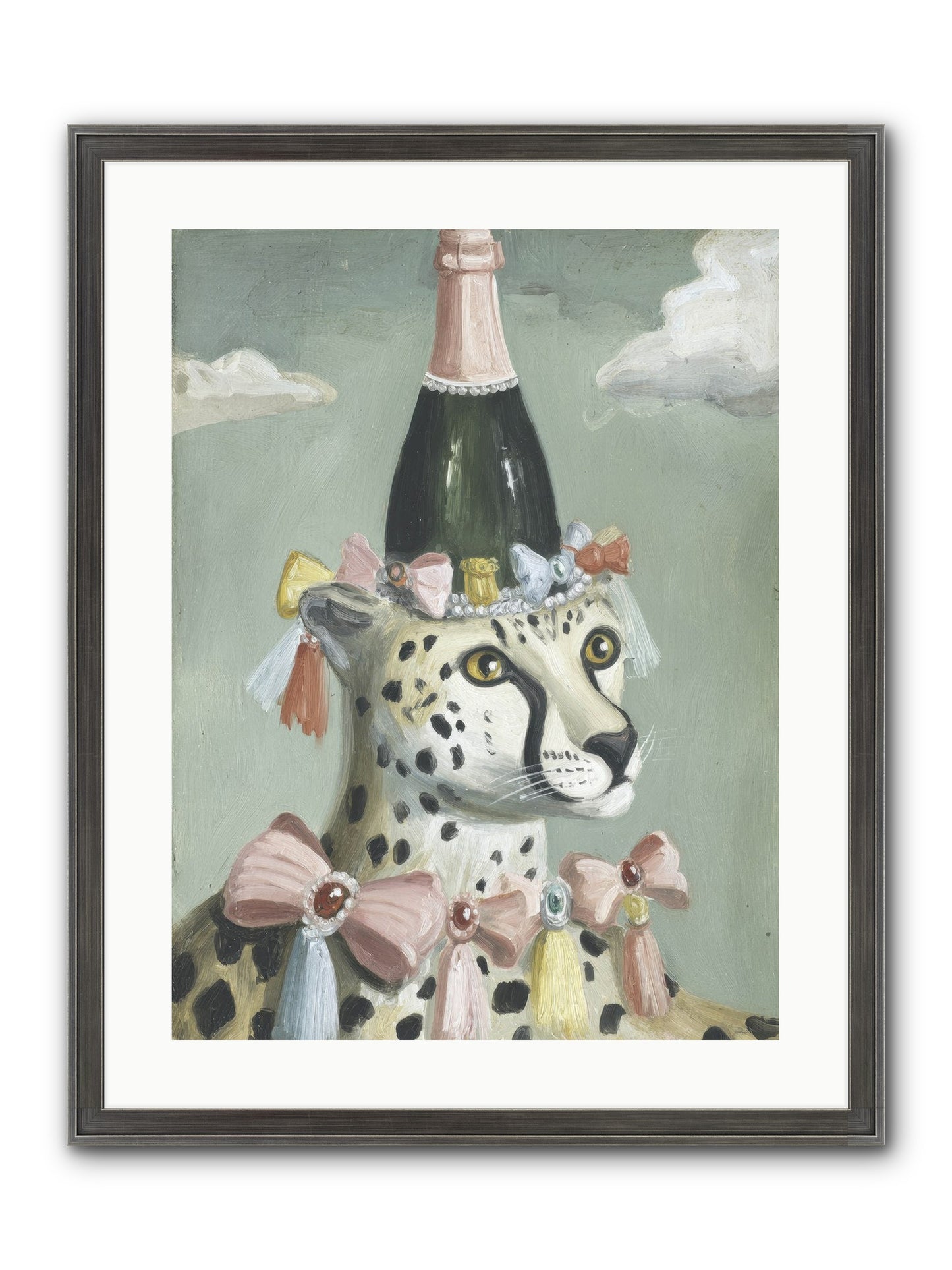 The Dazzling Interlude Framed Print - Slimwoods Black/Silver 18x24
