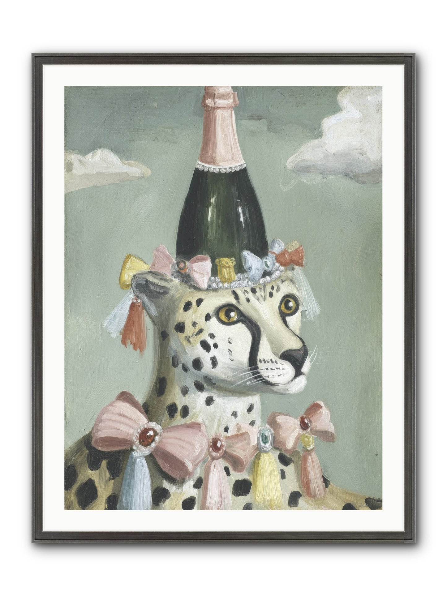 The Dazzling Interlude Framed Print - Slimwoods Black/Silver 30x40