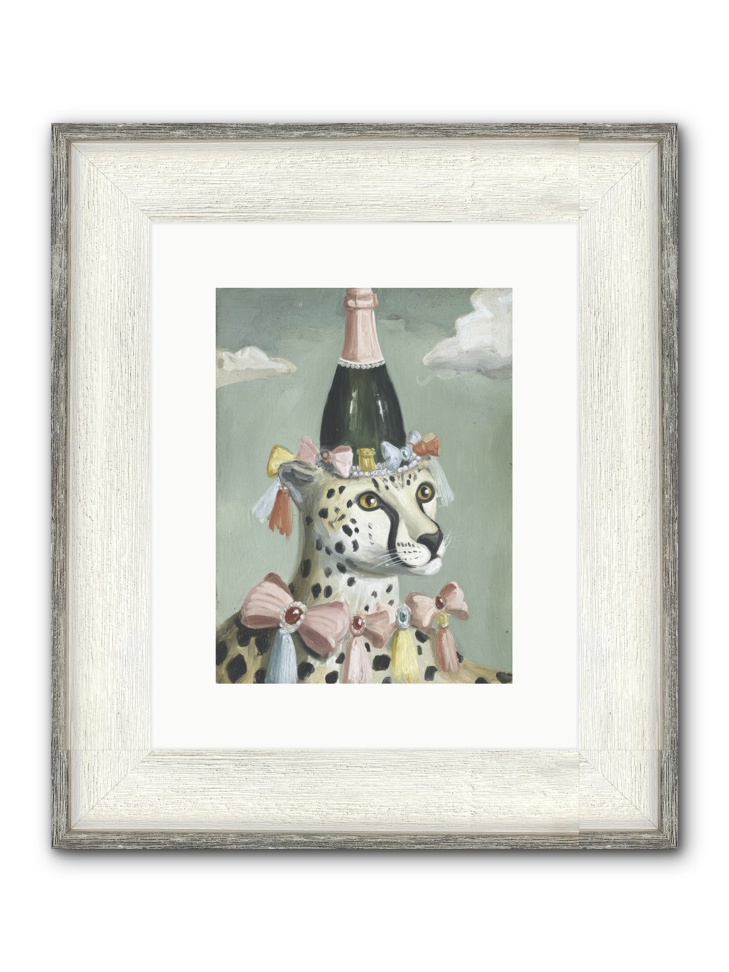 The Dazzling Interlude Framed Print - Driftwood White 9x12