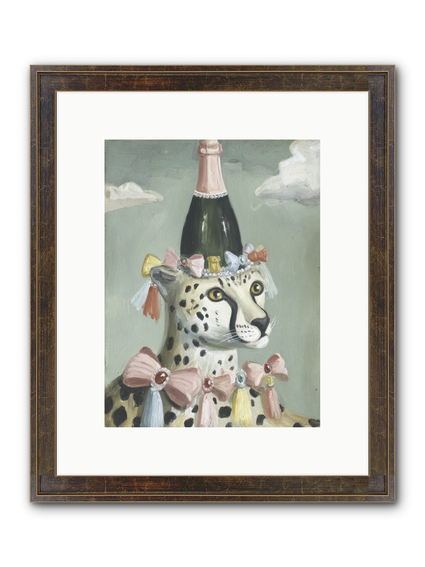 The Dazzling Interlude Framed Print - Slimwoods Black/Gold 9x12