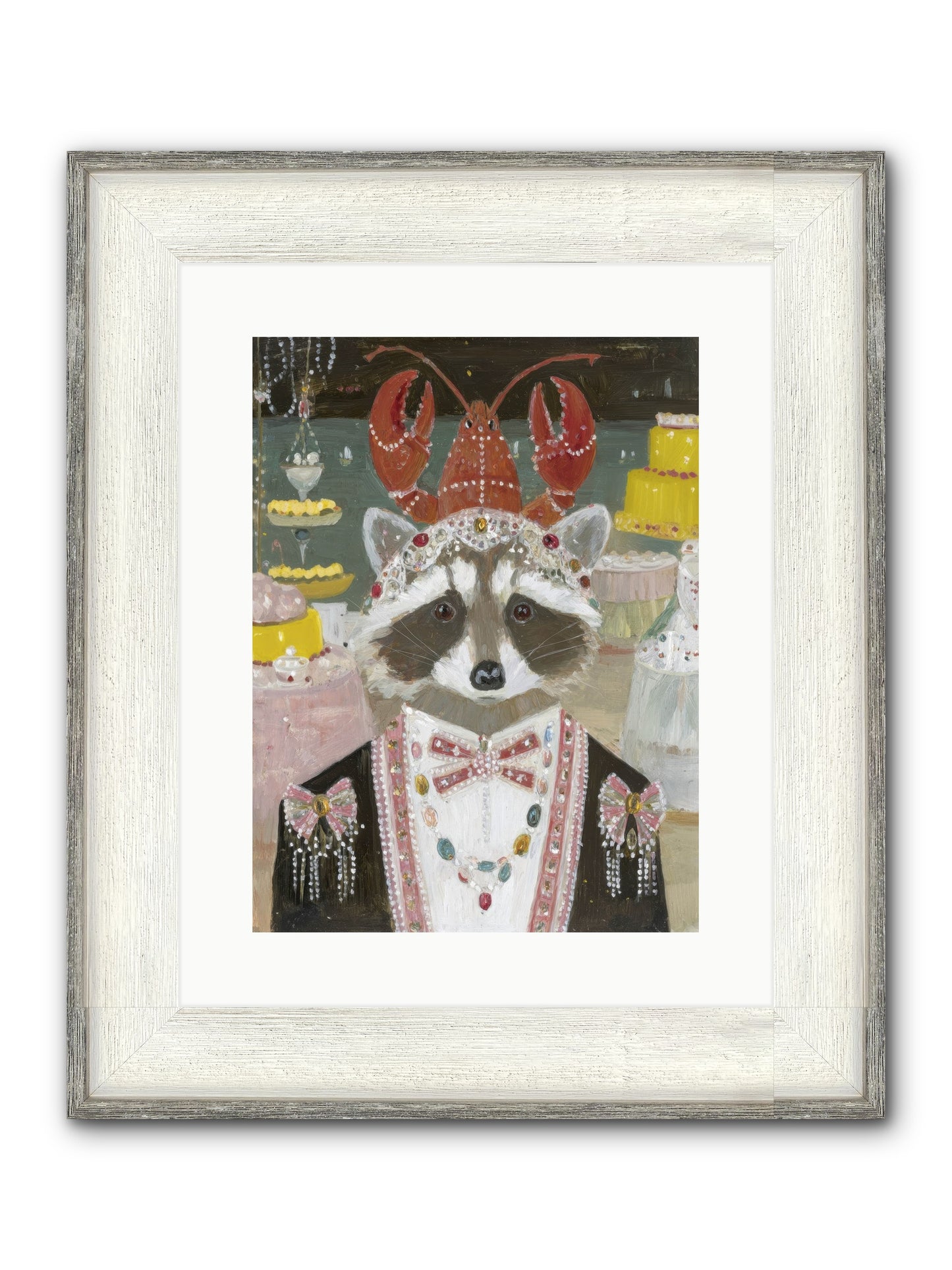 The Delicious Hour Framed Print - Driftwood White 12x16